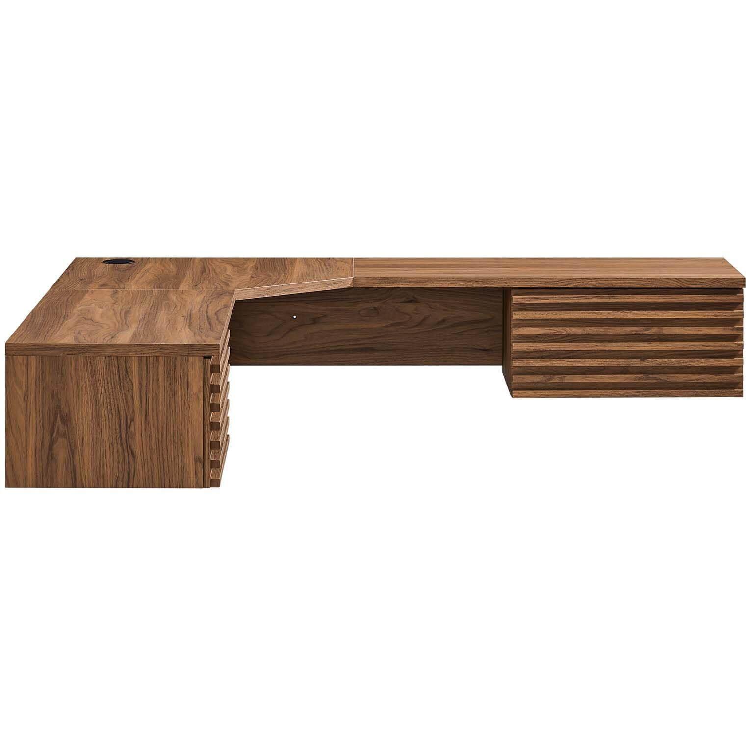 Render Wall Mount Corner Office Desk