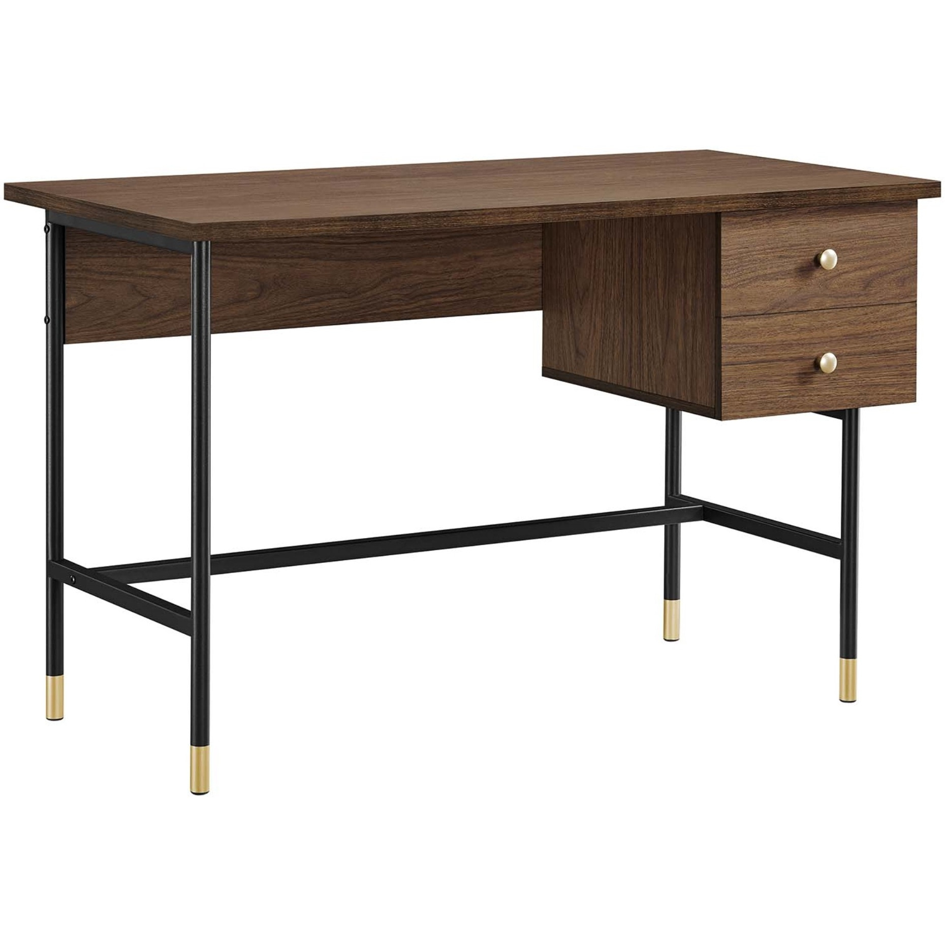 Nexus Office Desk, Black Walnut