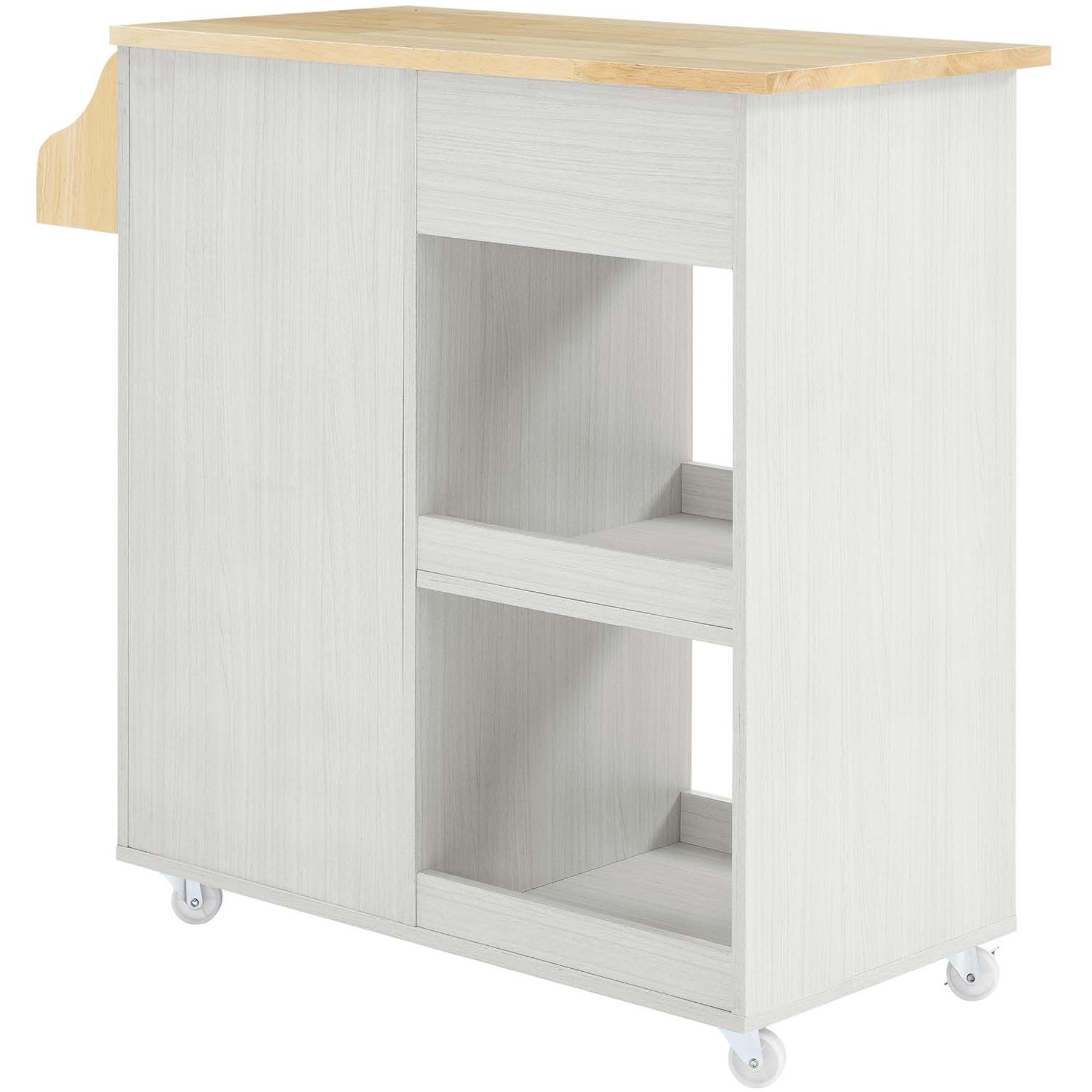 Culinary Kitchen Cart With Spice Rack