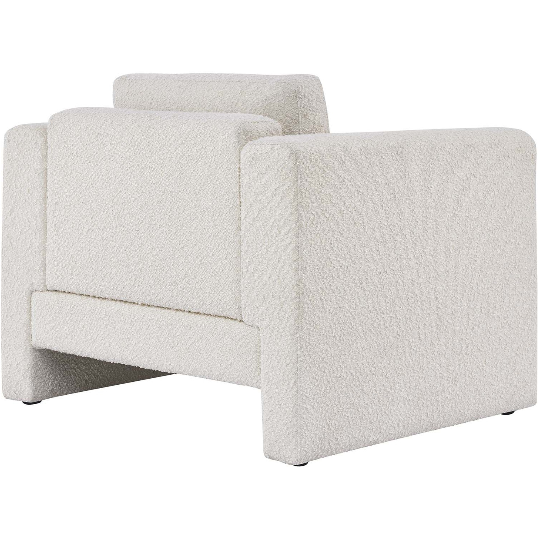 Visible Boucle Fabric Armchair