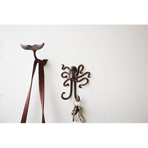 CAST IRON OCTOPUS WALL HOOK