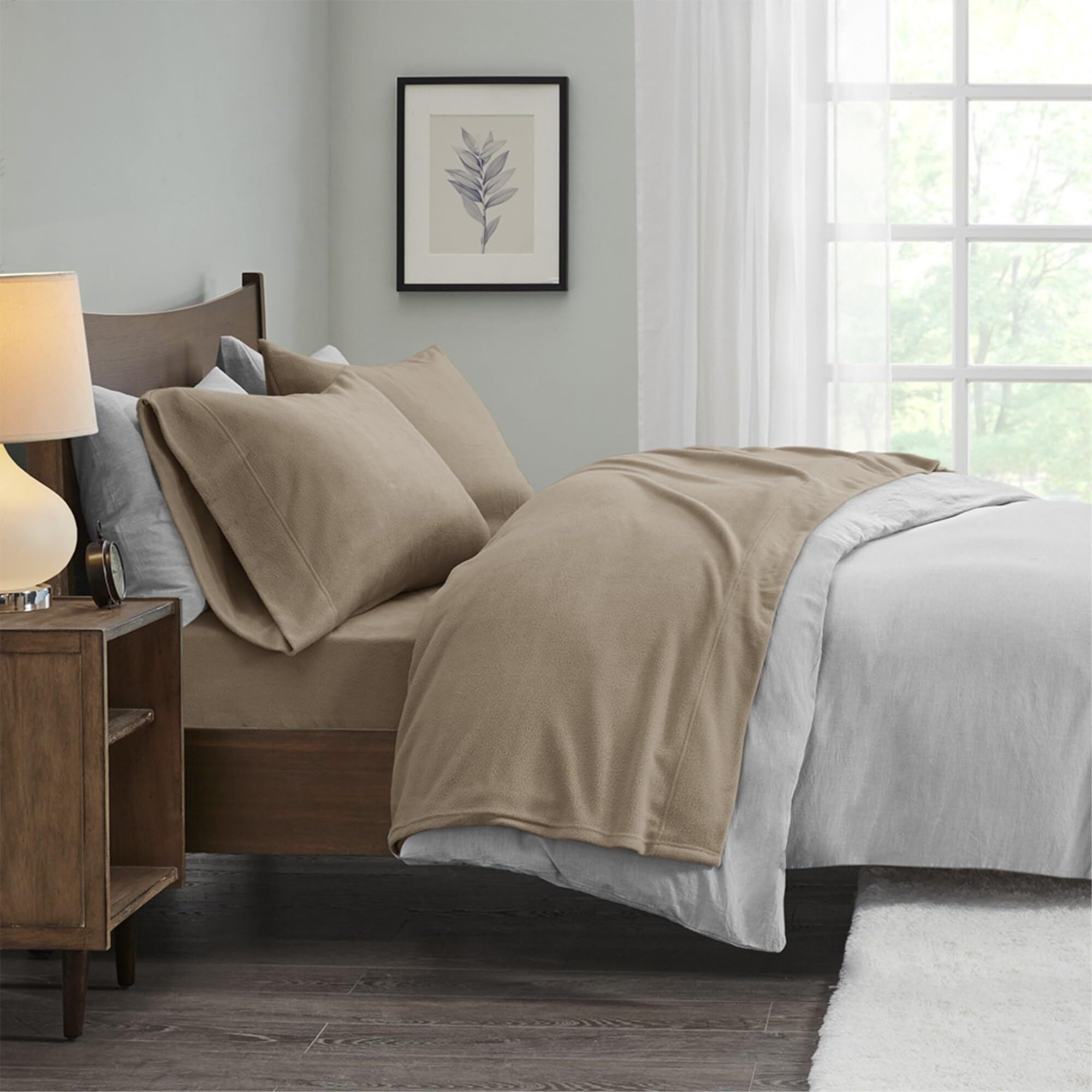 Ergode Luxury Sheet Set - Cozy Haven for Ultimate Comfort and Style - Includes Fitted Sheet, Flat Sheet, and Pillowcases - Machine Washable
