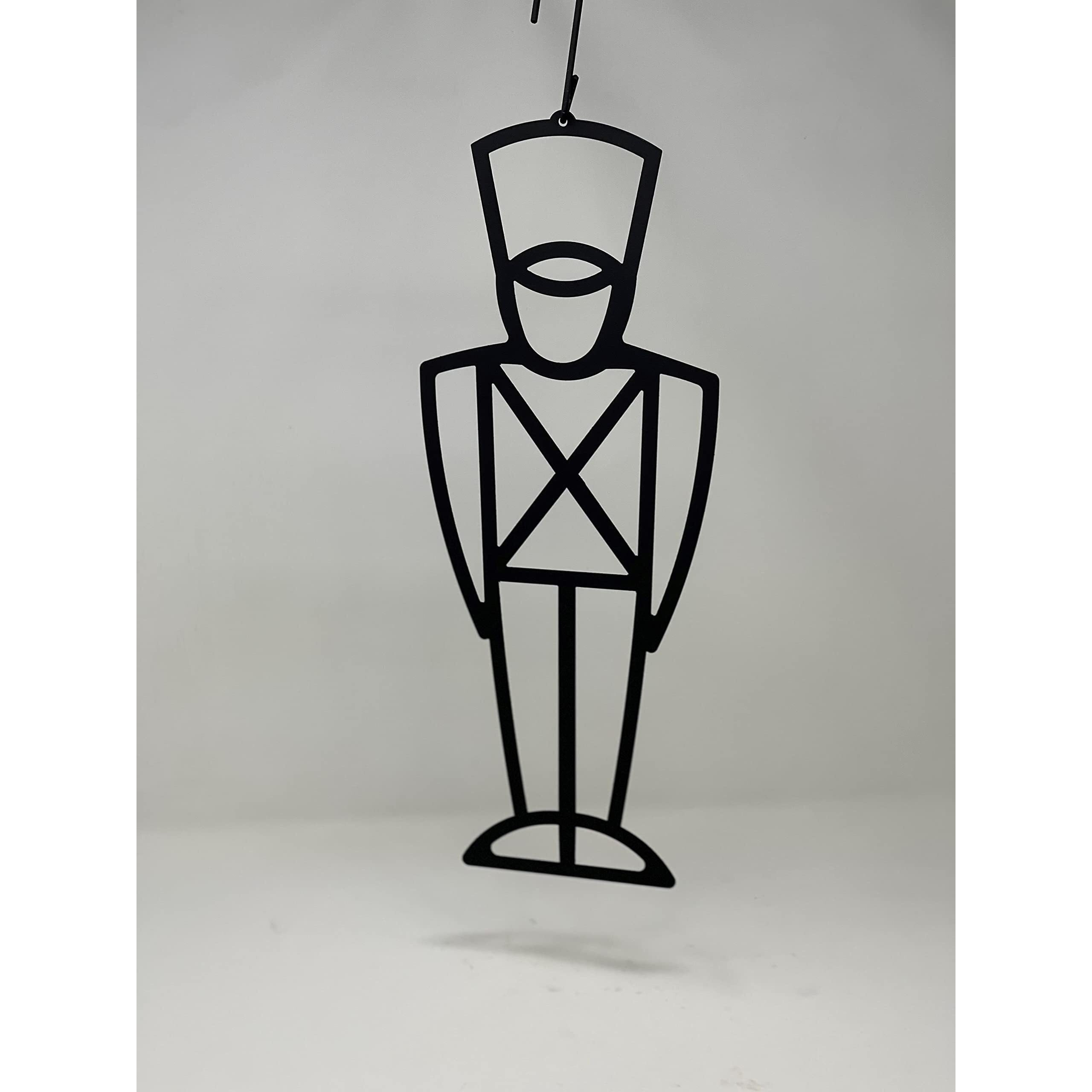 Toy Soldier Decorative Hanging Silhouette