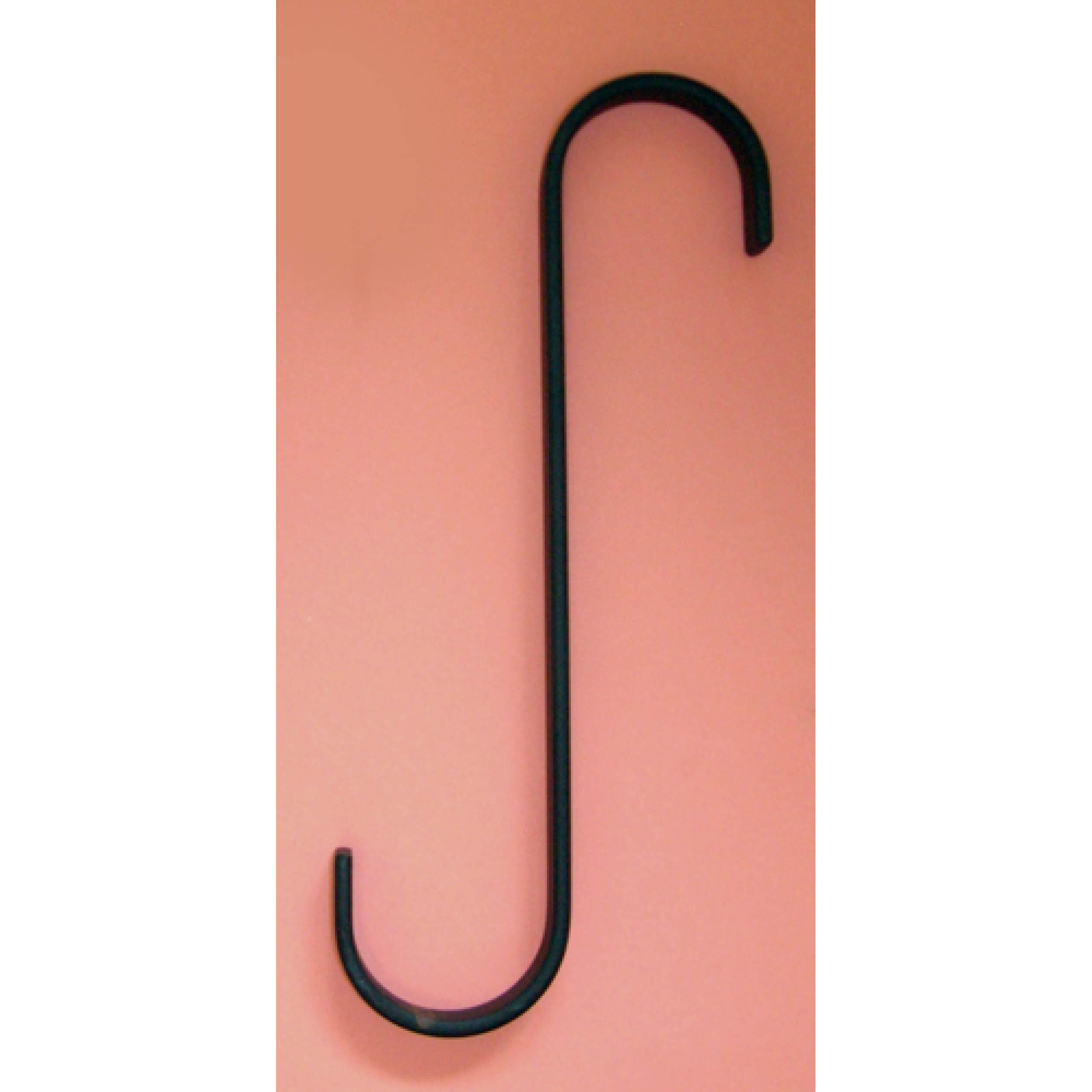 S Hook 7 Inch BLACK FINAL SALE - Non-returnable