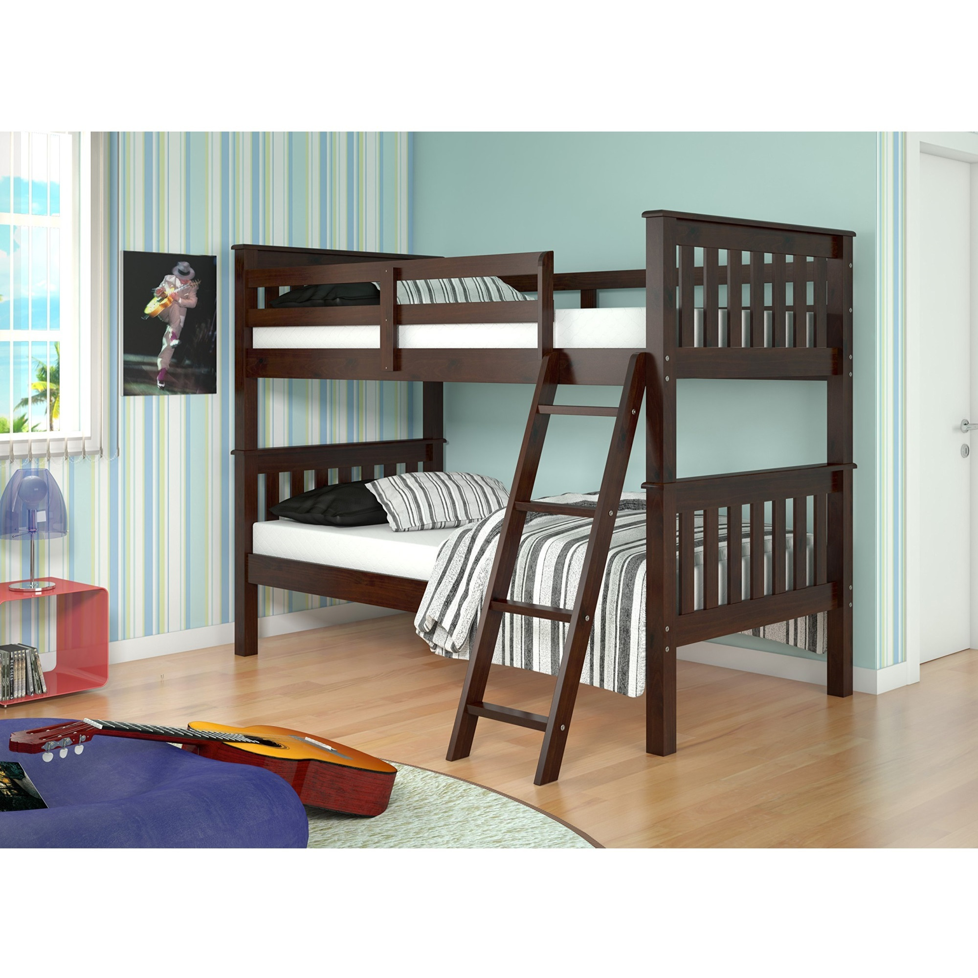 MISSION BUNKBED CAPPUCCINO WITH SLAT KIT