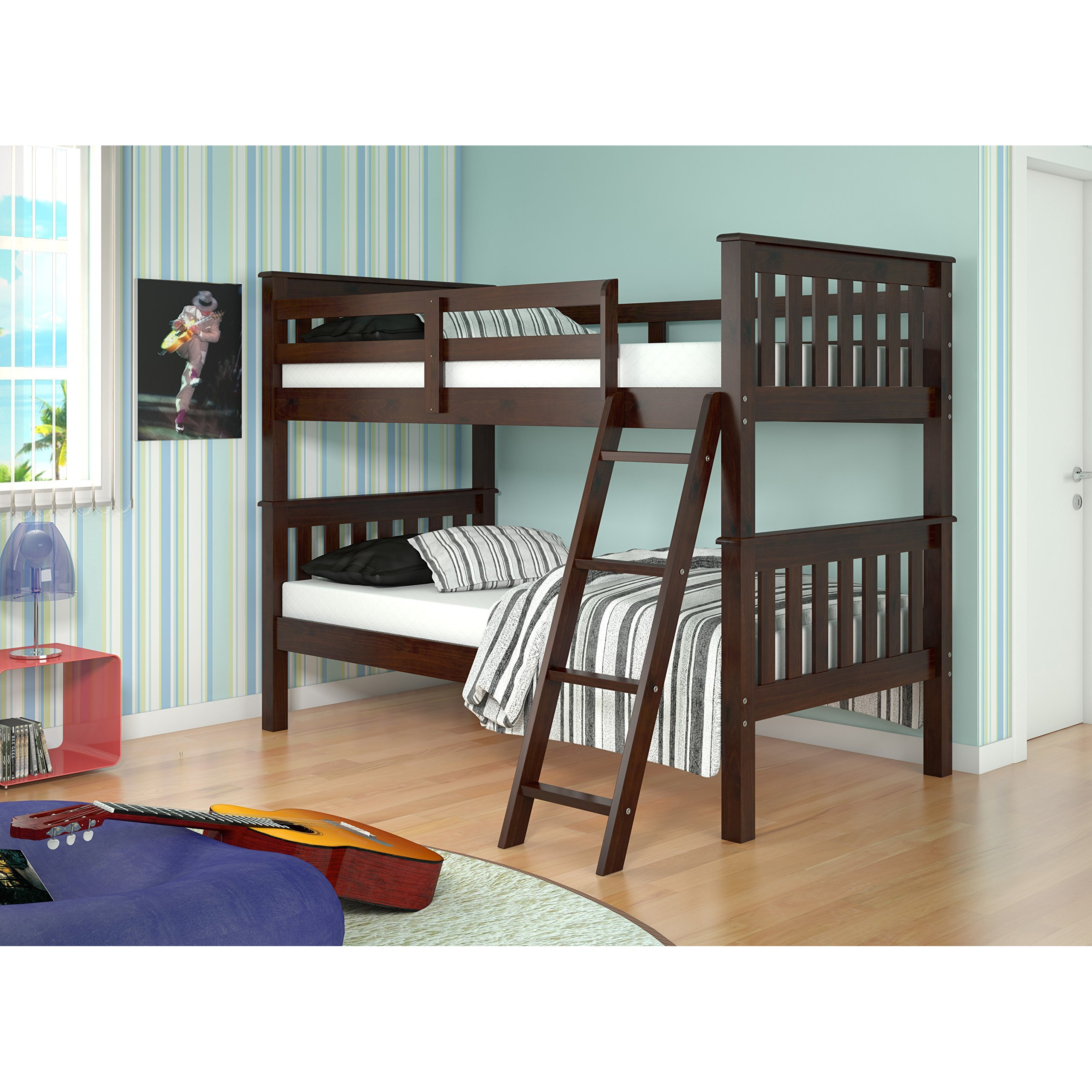 MISSION BUNKBED CAPPUCCINO WITH SLAT KIT
