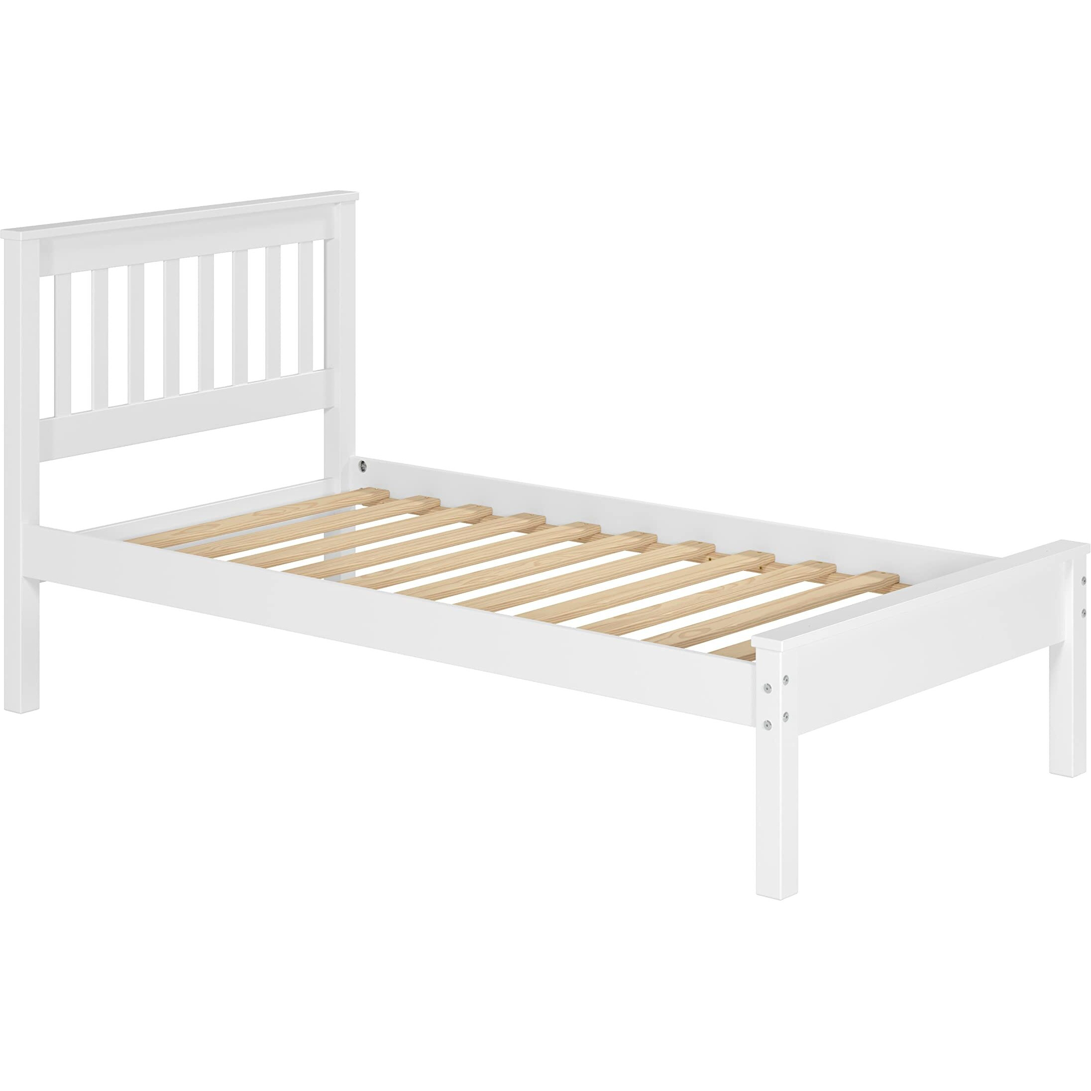 Contempo Mission Twin White Bed_x005f_x005f_x005f_x000D_