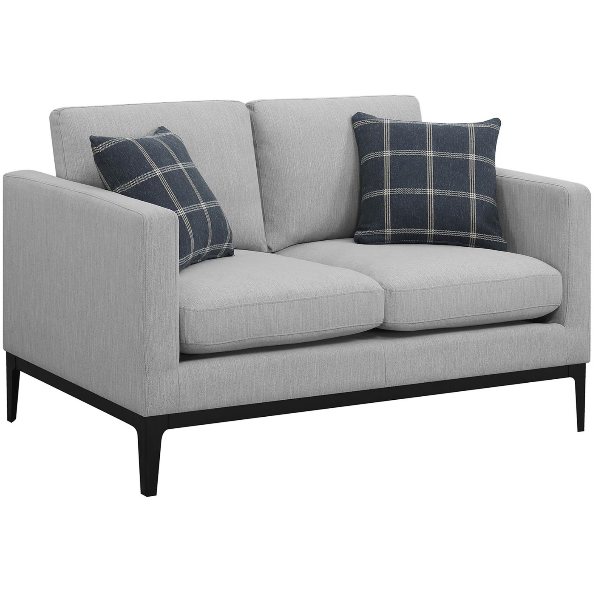 Apperson Cushioned Back Loveseat Light Grey