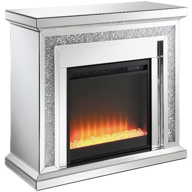 Lorelai Rectangular Freestanding Fireplace Mirror