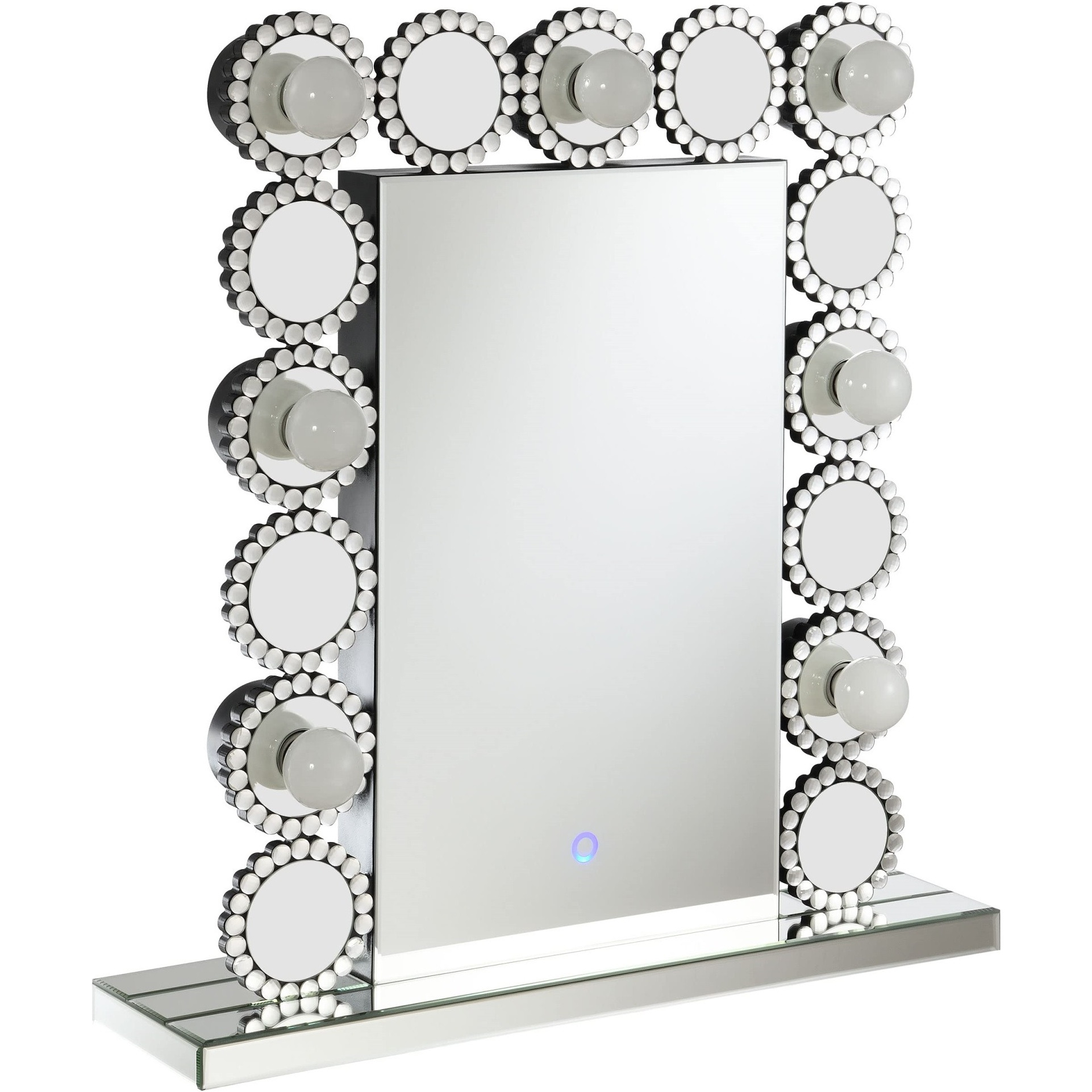 Aghes Rectangular Table Mirror with LED Lighting Mirror