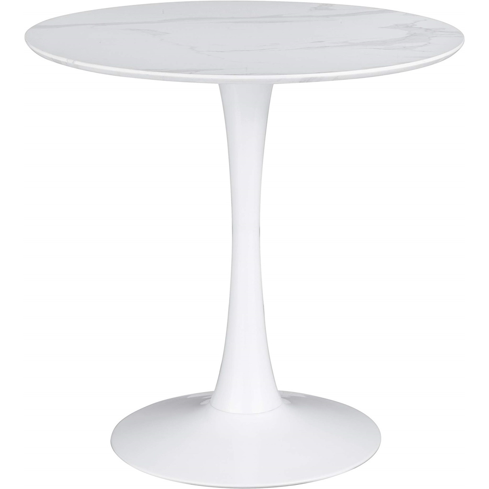 Arkell 30-inch Round Pedestal Dining Table White