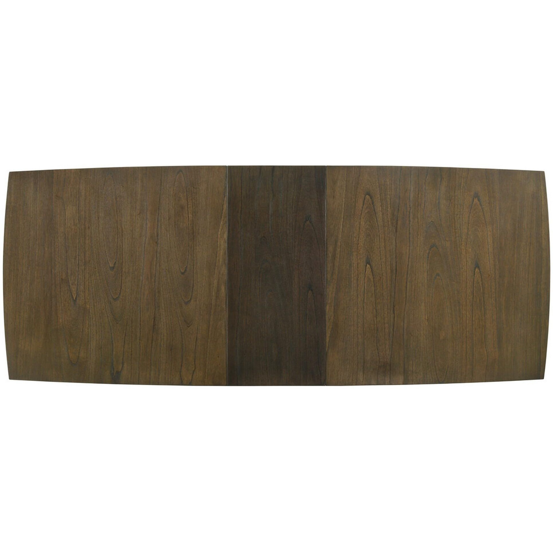 Yuki 72-88 Inch Extendable Dining Table, Tapered Legs, Vintage Walnut Brown
