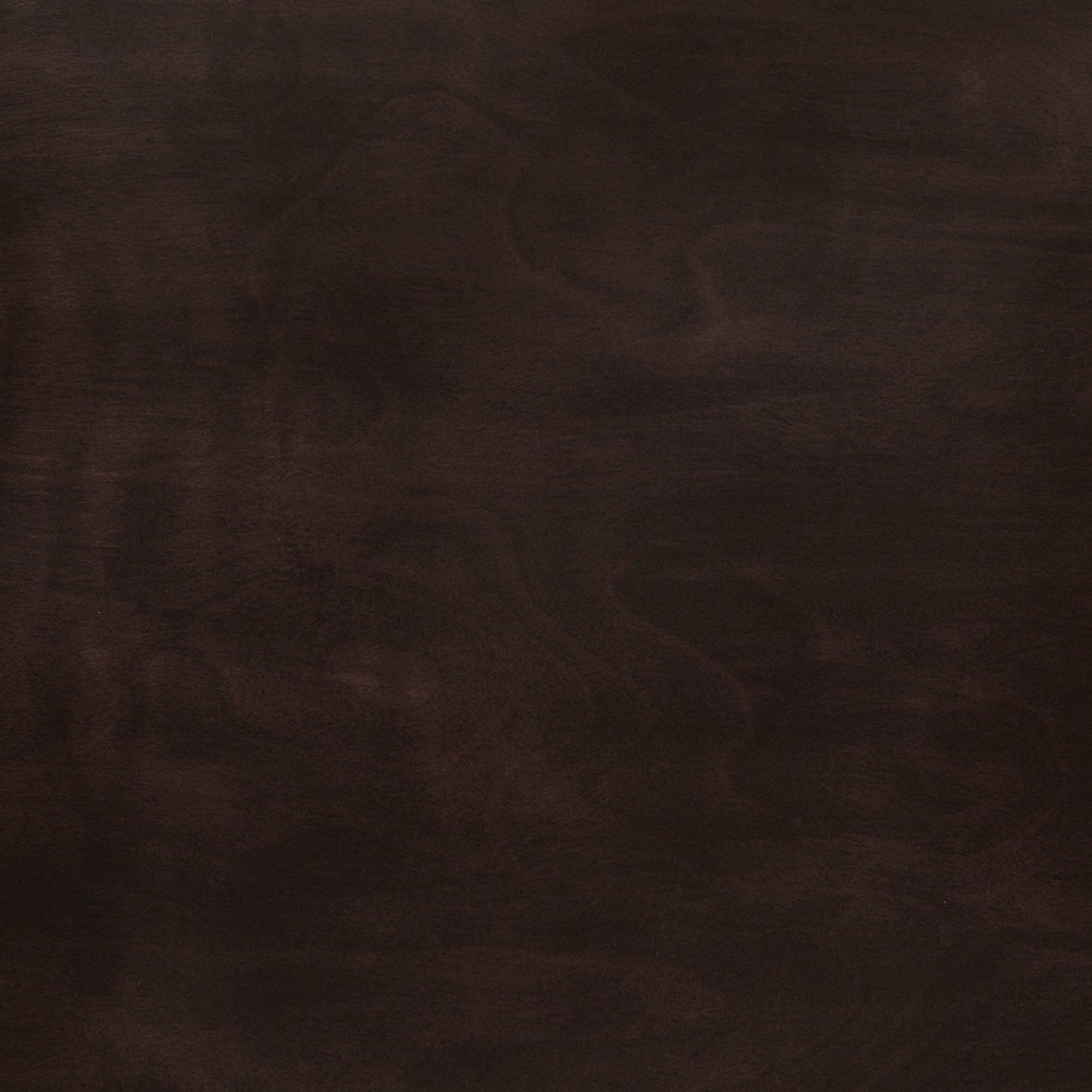 59 Inch Rectangular Dining Table, Tapered Legs, Dark Cappuccino Brown Wood