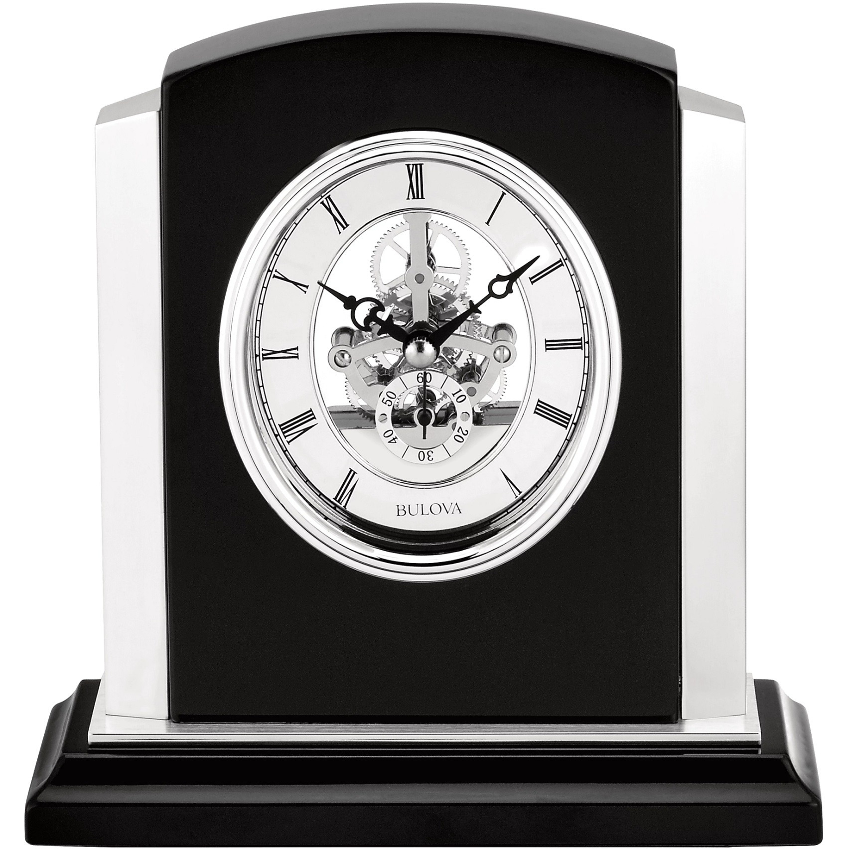 Bulova Clocks, Skeleton table top, B1715 ,Faith, Accent dcor