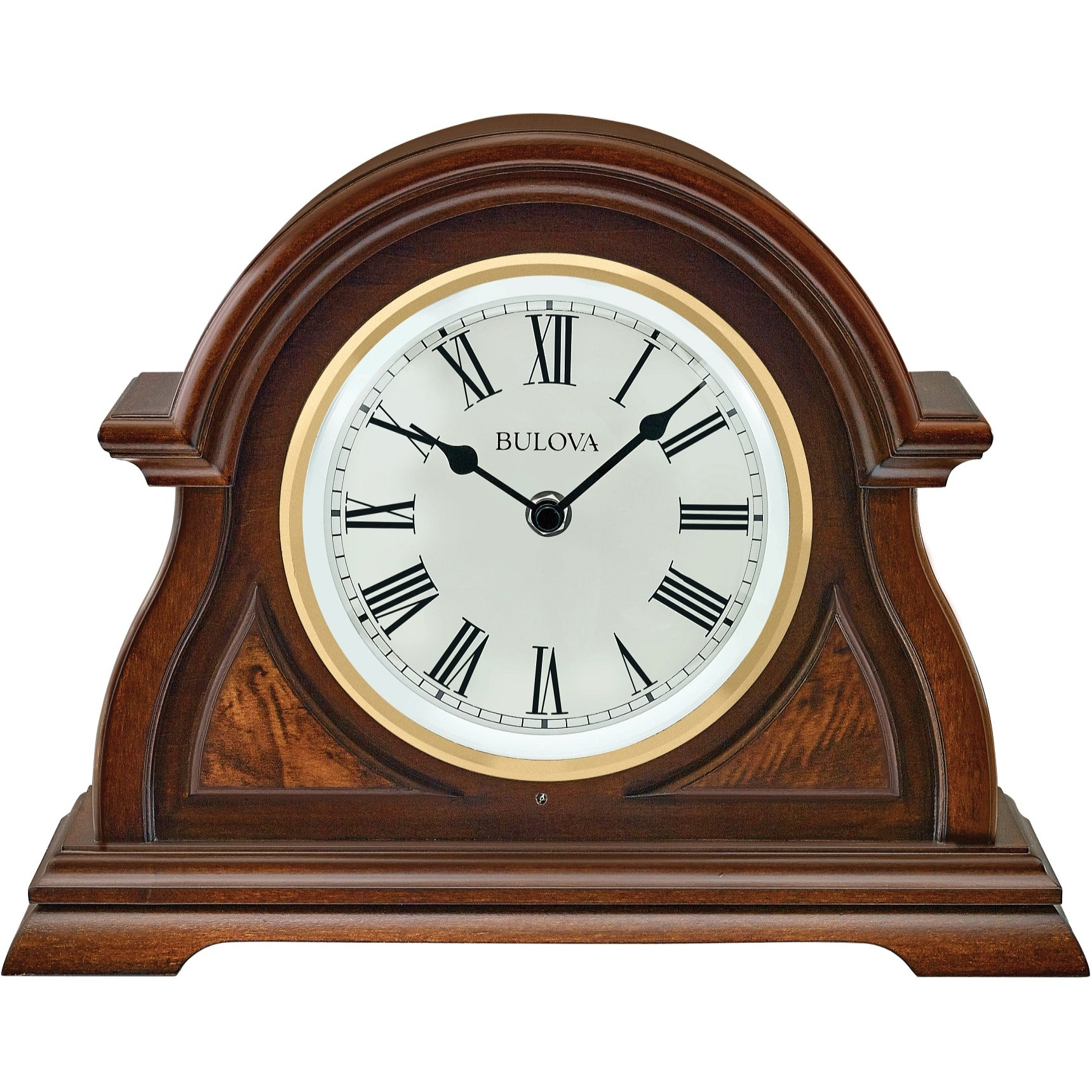 Bulova Clocks B1851 , Bostonian, 3 chimes, Lighted dial, quartz movement.