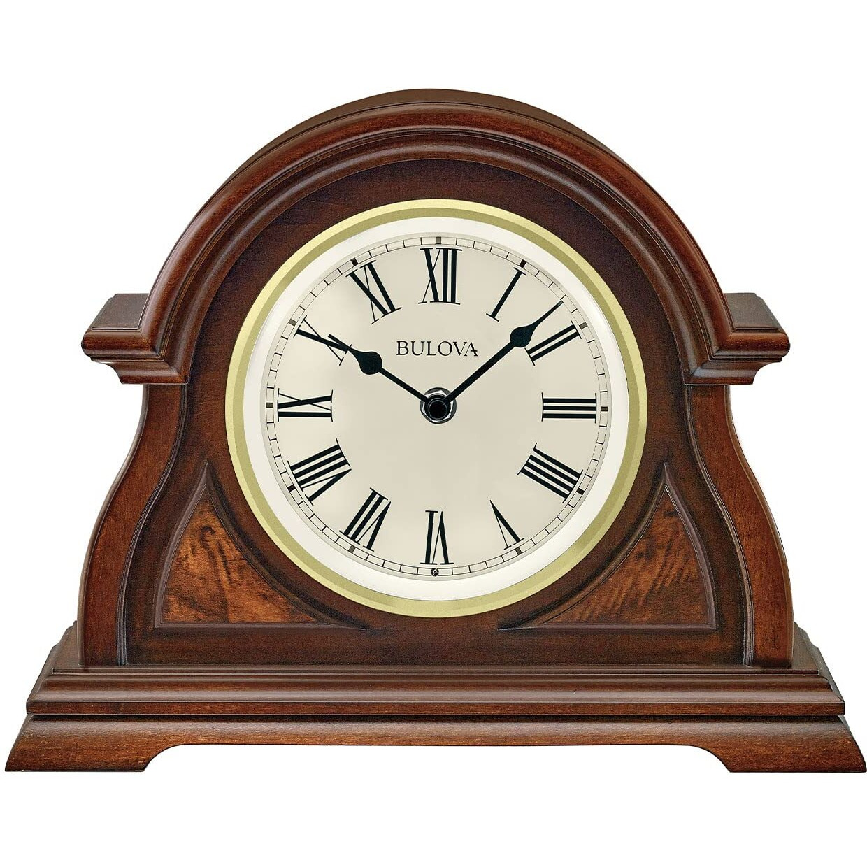 Bulova Clocks B1851 , Bostonian, 3 chimes, Lighted dial, quartz movement.