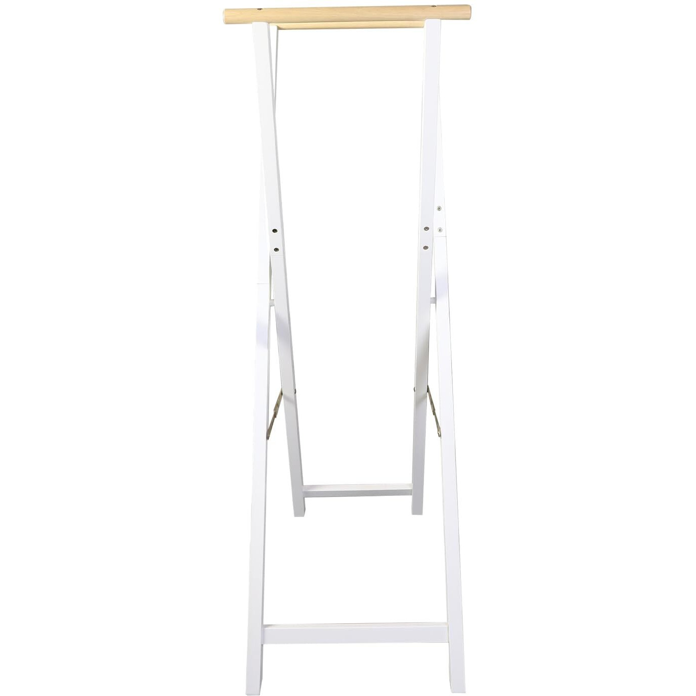 Solid Wood Folding Clothing Garment Rack