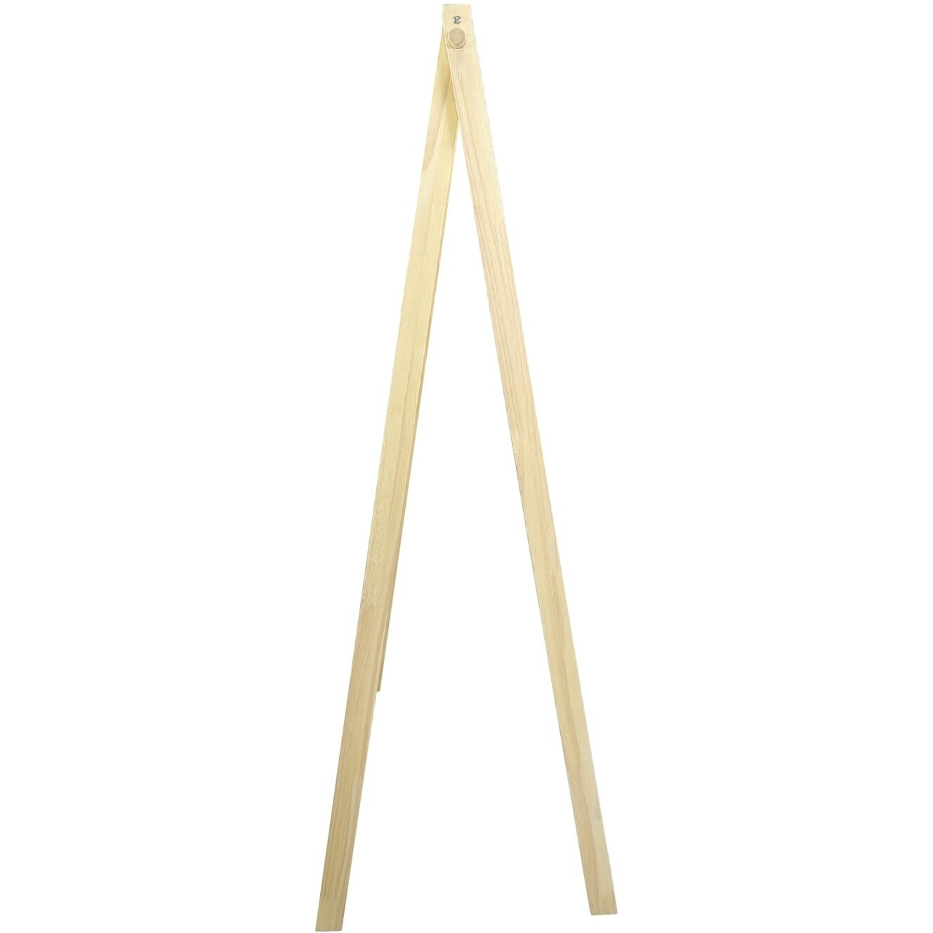 Solid Wood No Tool Assembly Collapsible Aesthetic Clothing Garment Rack