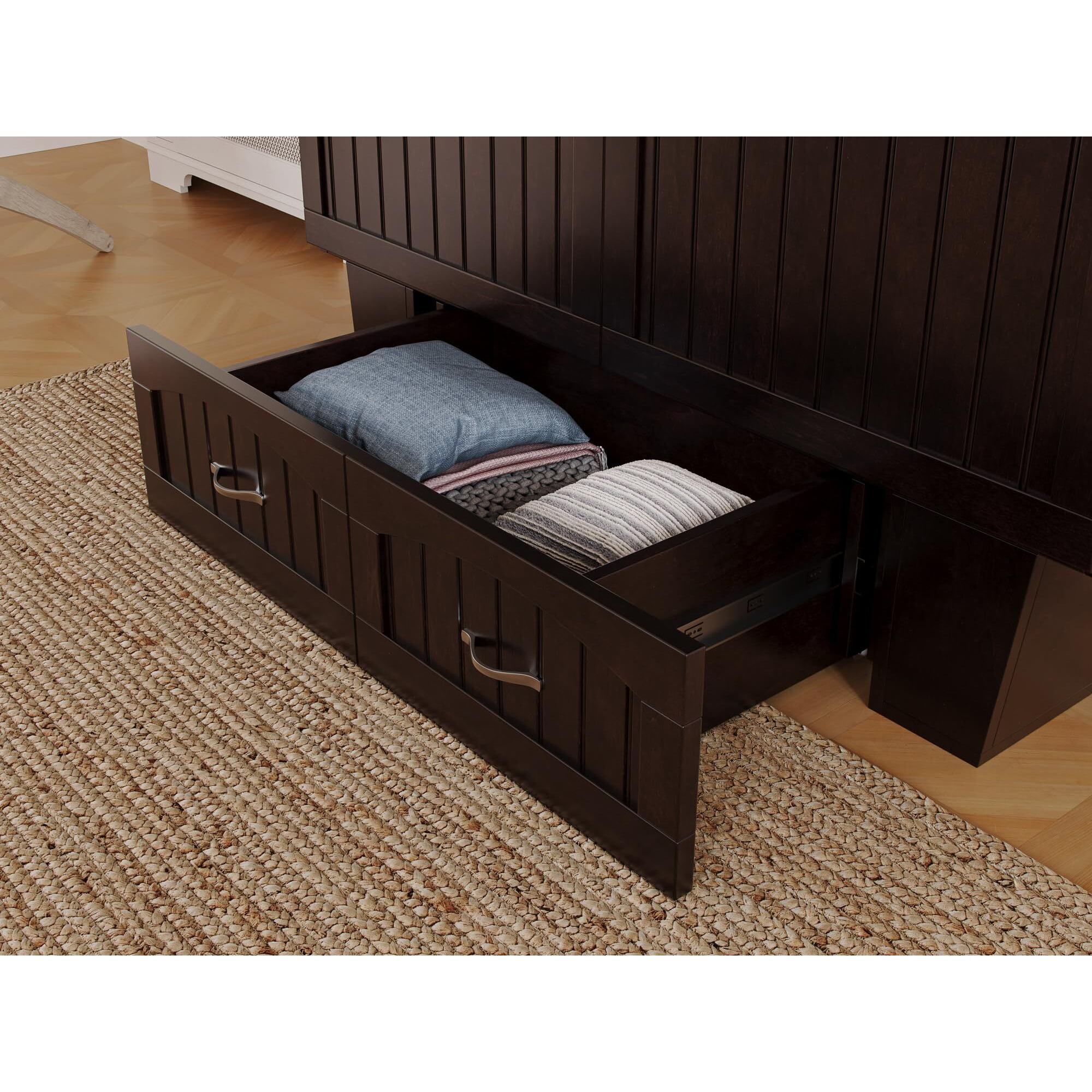 Nantucket Full Murphy Bed Chest in Espresso
