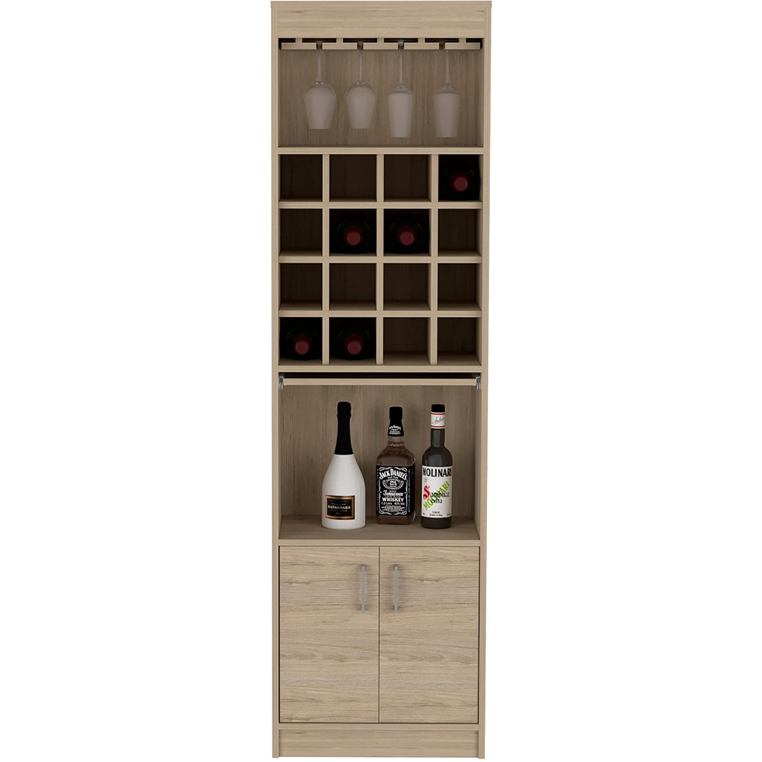 Being Kava Bar Cabinet -Living Room -Light Pine