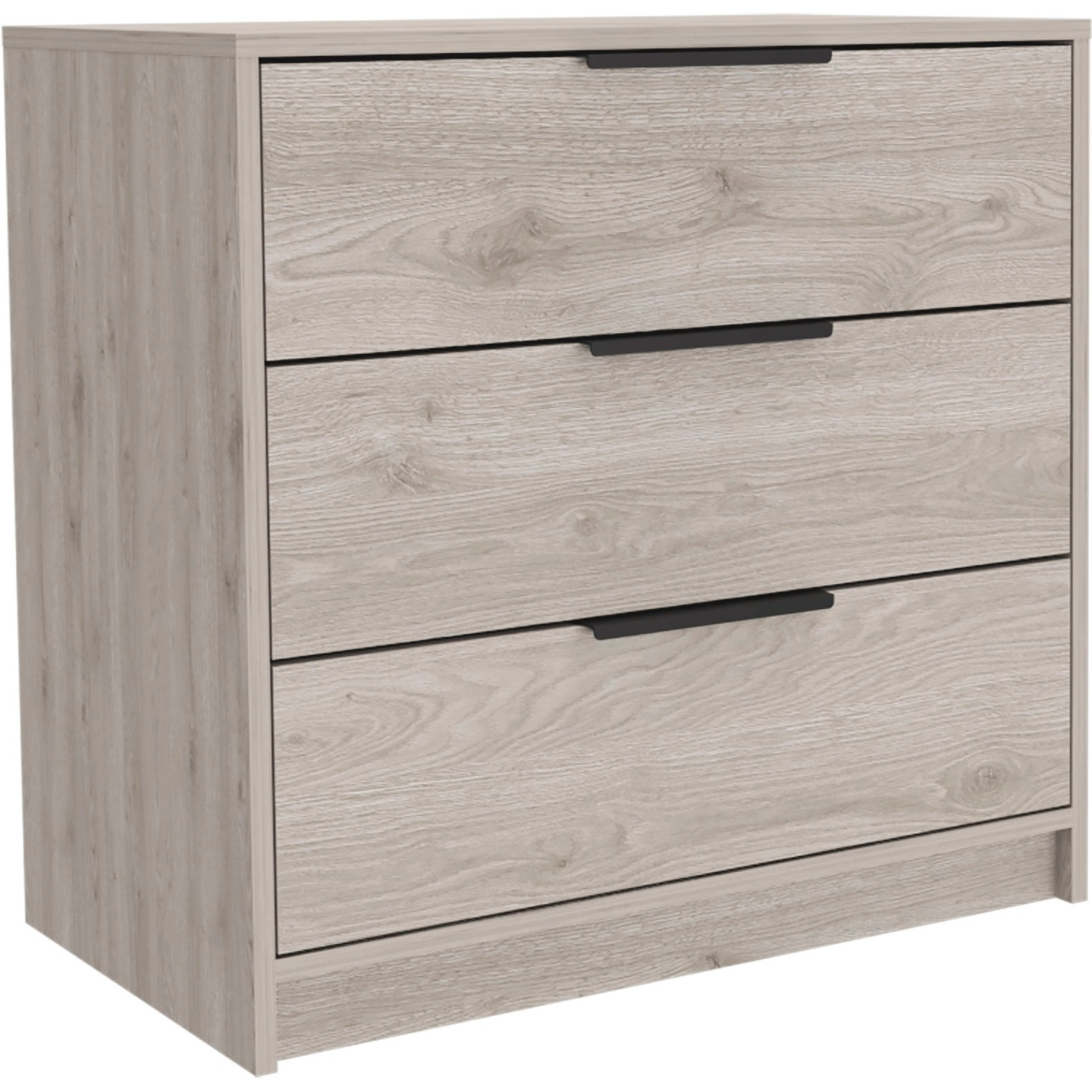 Kaia 3 Drawers Dresser  -Bedroom -Light Gray