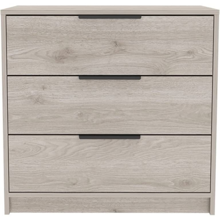 Kaia 3 Drawers Dresser  -Bedroom -Light Gray