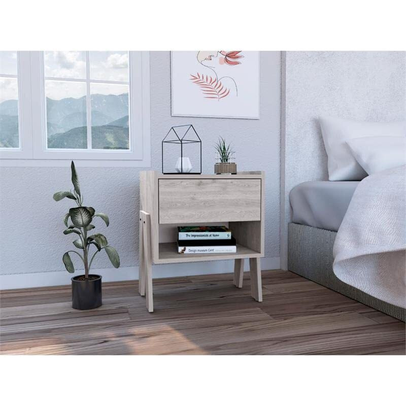 Joy Nightstand  -Bedroom -Light Gray