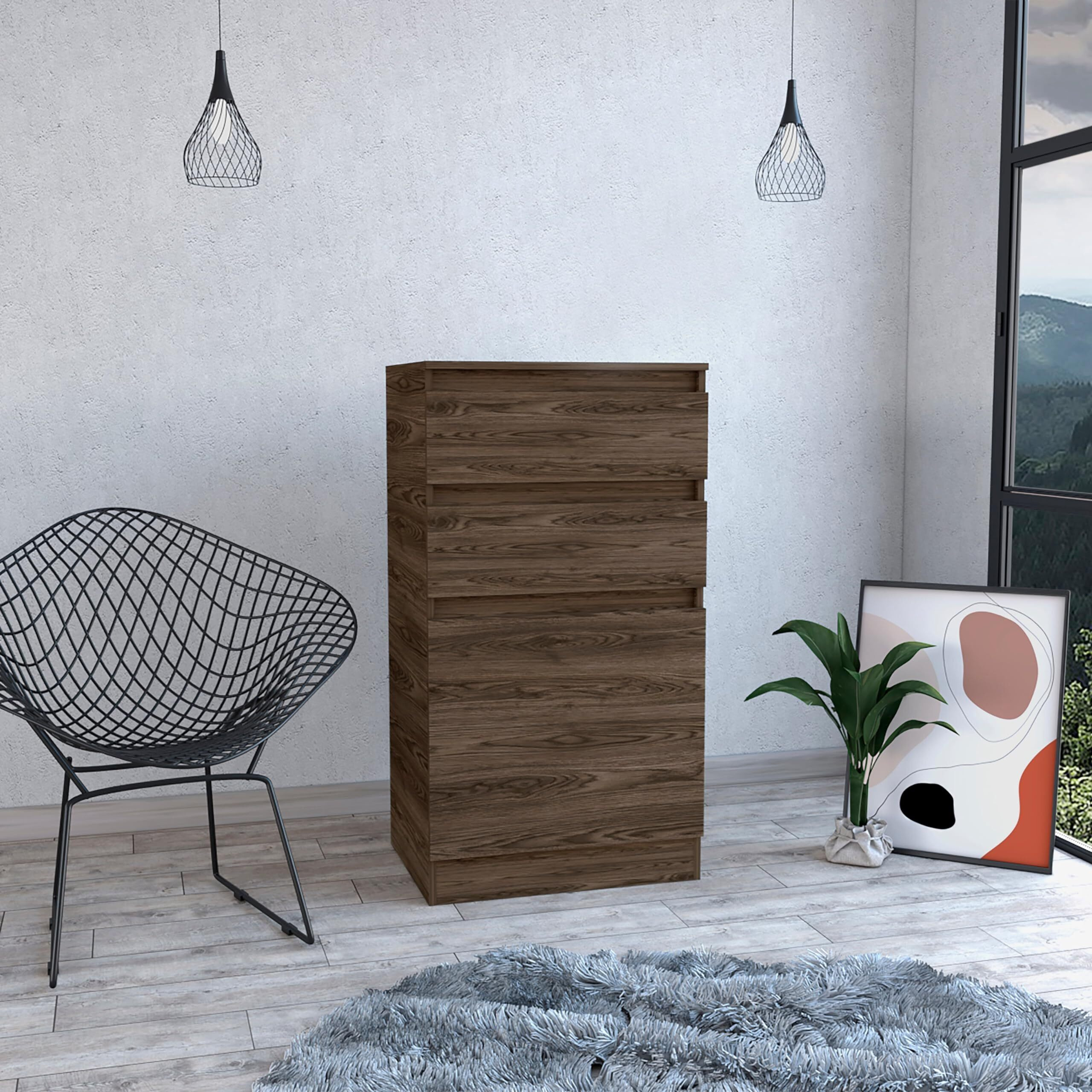 Kamelot Dresser With Jewlery Box  -Bedroom -Dark Walnut