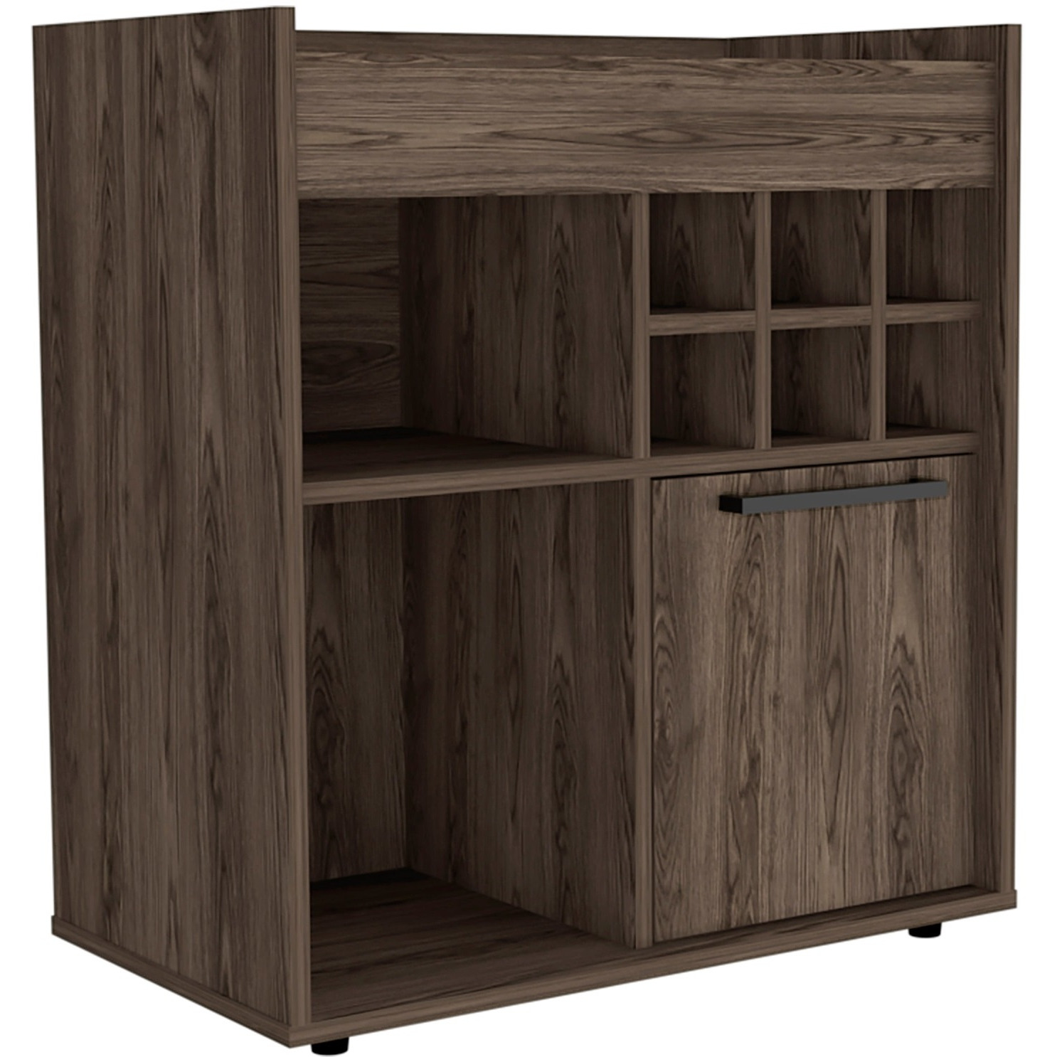 Lyon Bar Cabinet  -Living Room -Dark Walnut