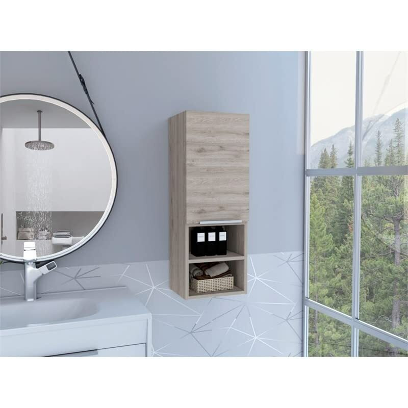 Mila Medicine Cabinet  -Bathroom -Light Gray
