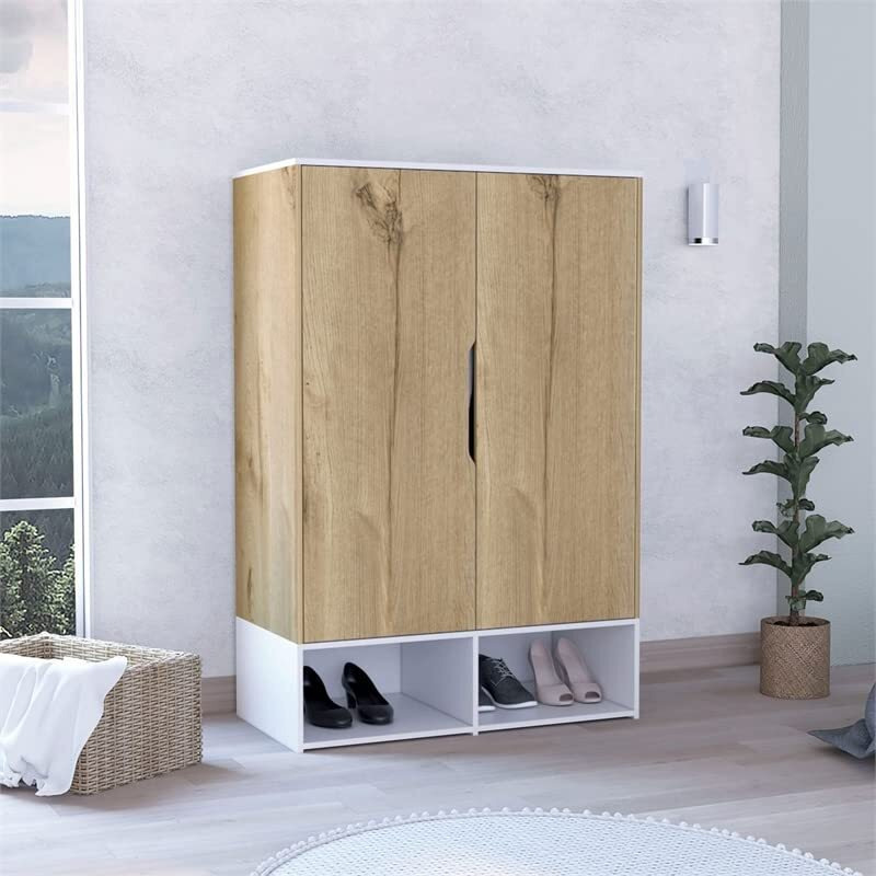 Rosie Armoire  -Bedroom -Light Oak / White