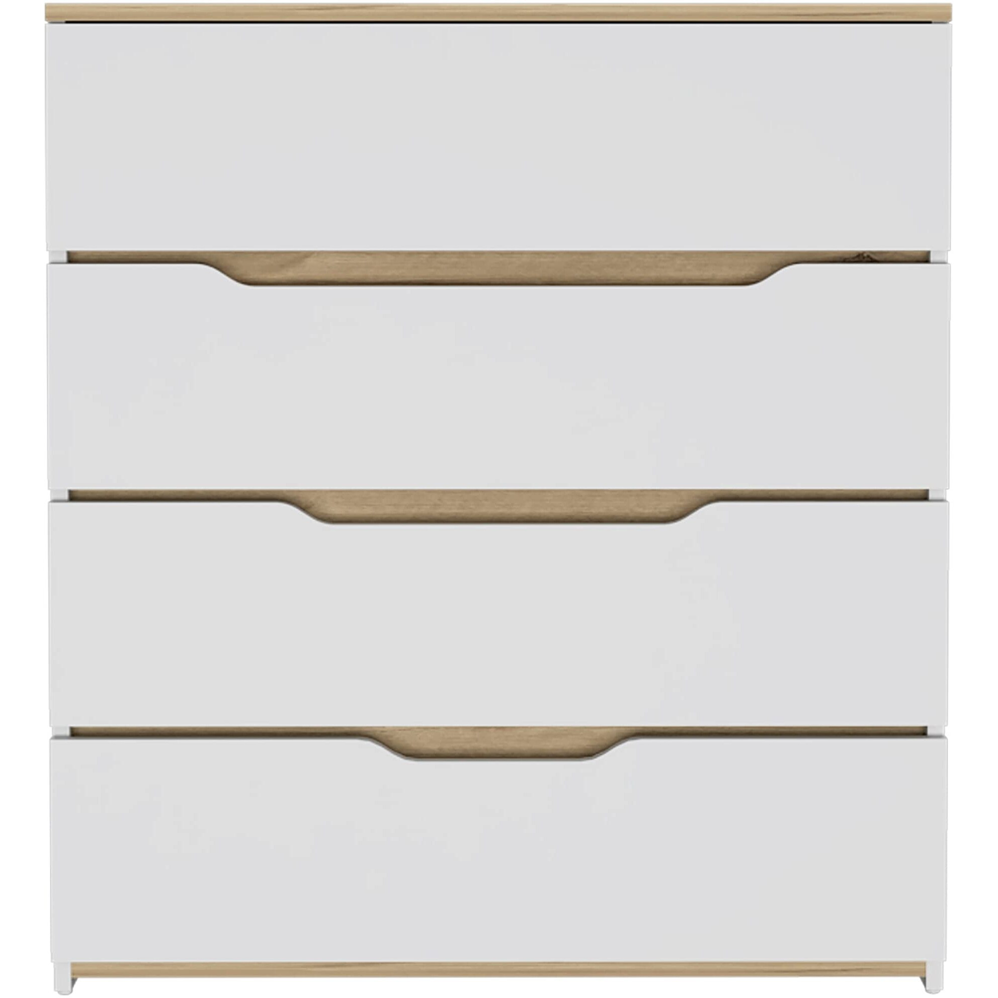 Zoe Dresser -Bedroom -White / Light Oak