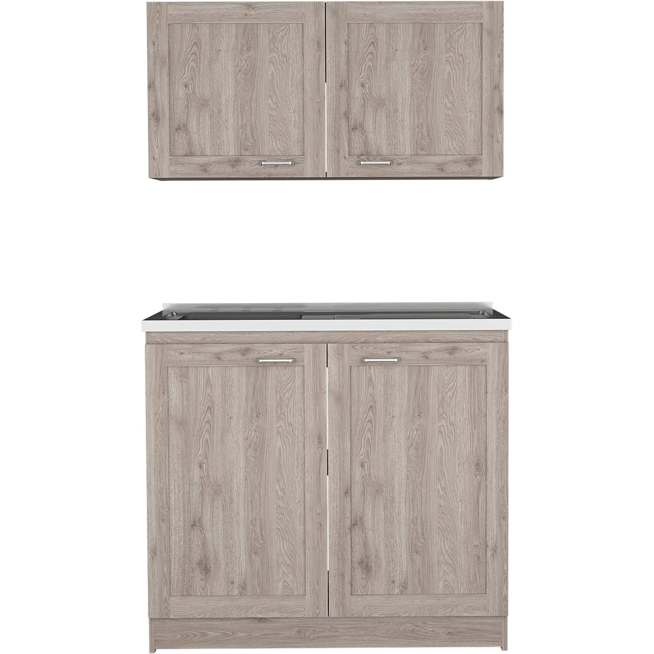 Zurich Cabinet Set  -Kitchen -Light Gray