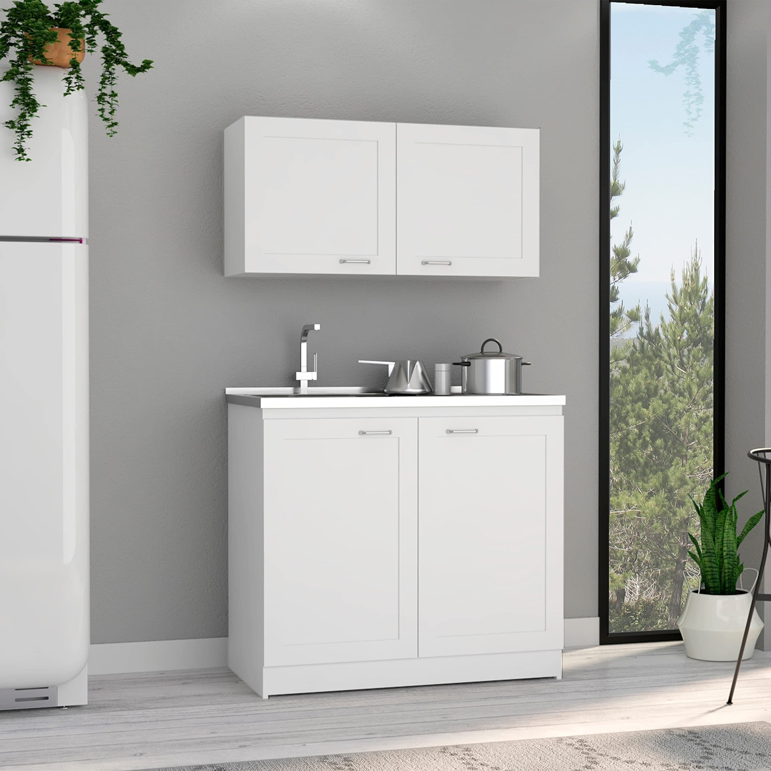 Zurich Cabinet Set  -Kitchen -White
