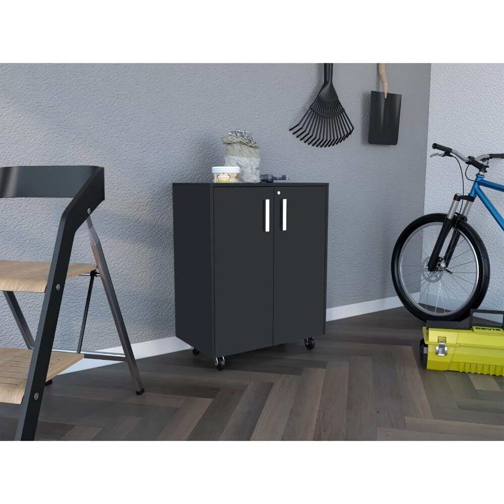 Storage Cabinet  -Garage -Black