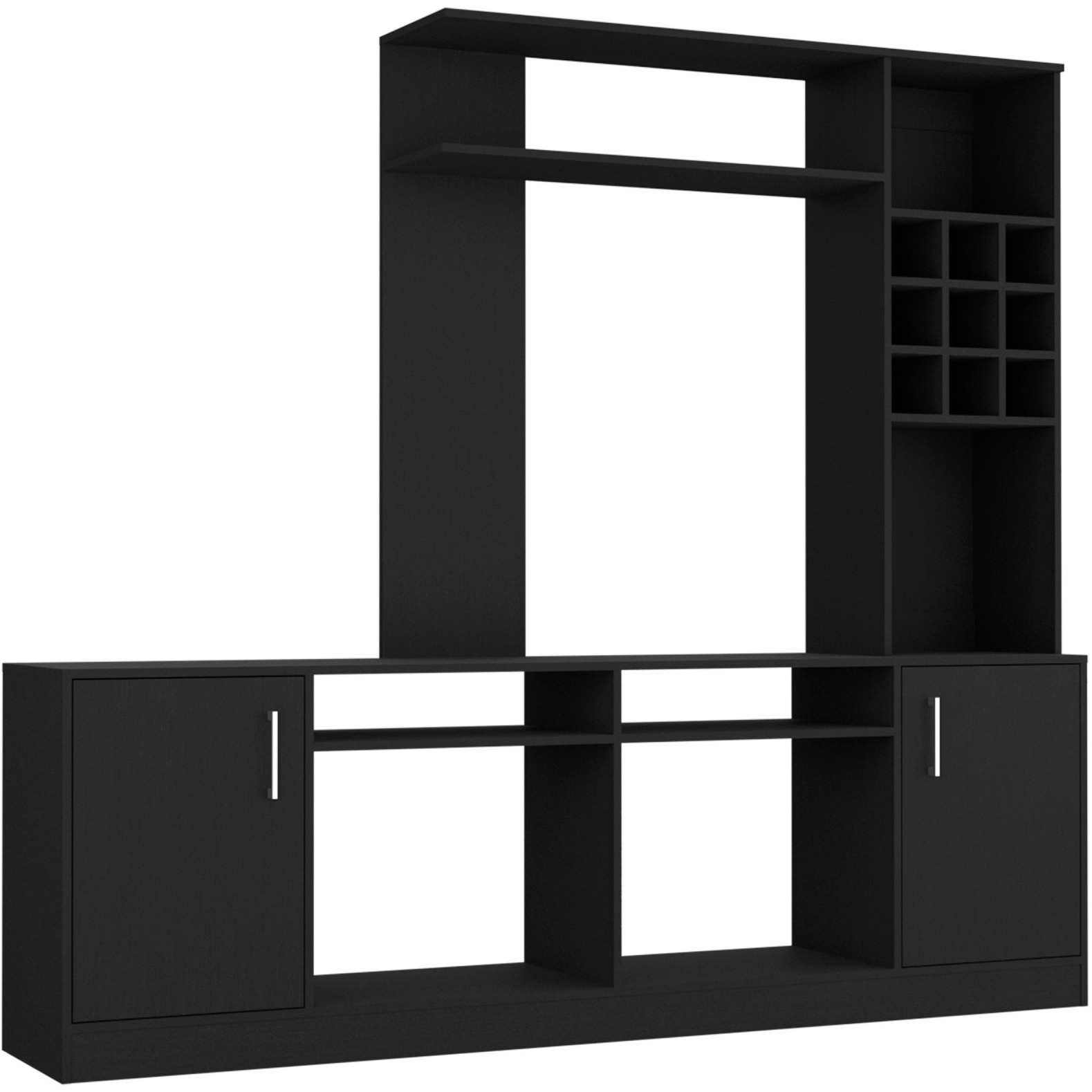 Kava Entertainment Center  -Living Room -Black
