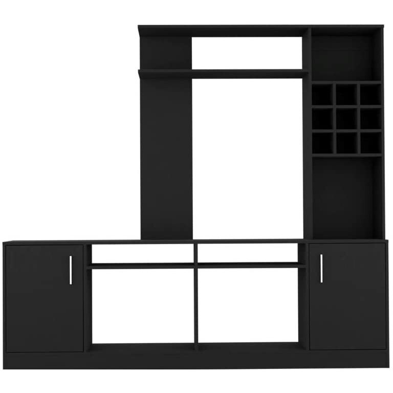 Kava Entertainment Center  -Living Room -Black