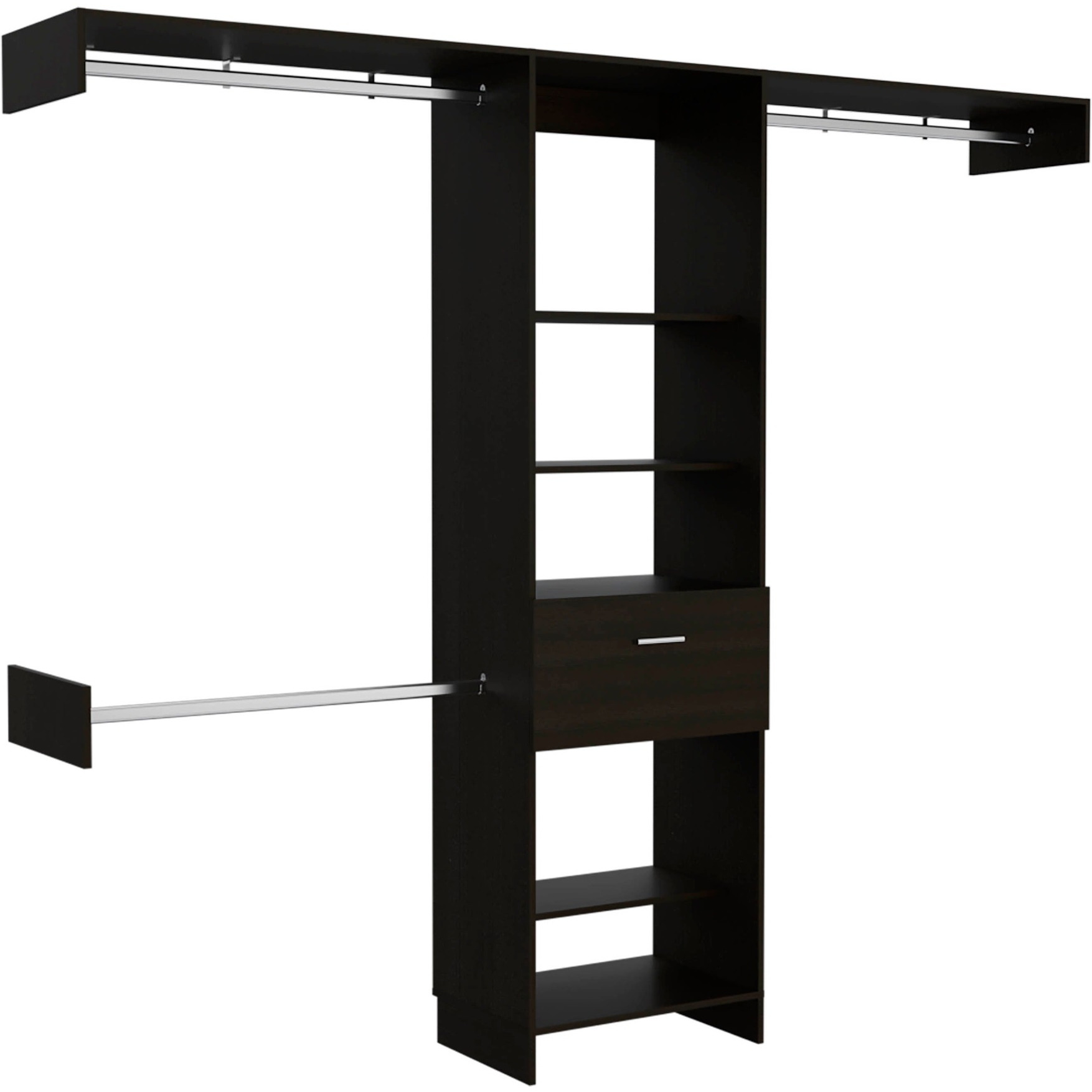 Manchester 250 Closet System -Bedroom -Black