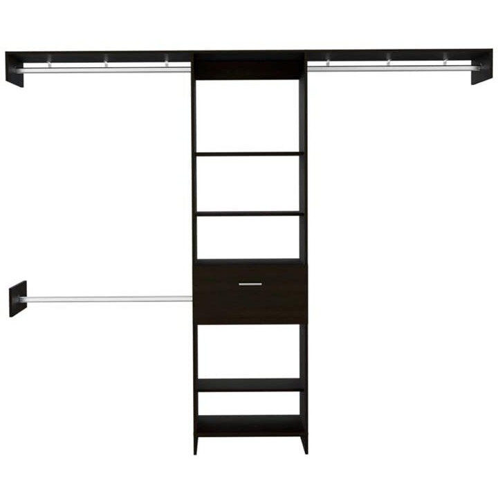 Manchester 250 Closet System -Bedroom -Black