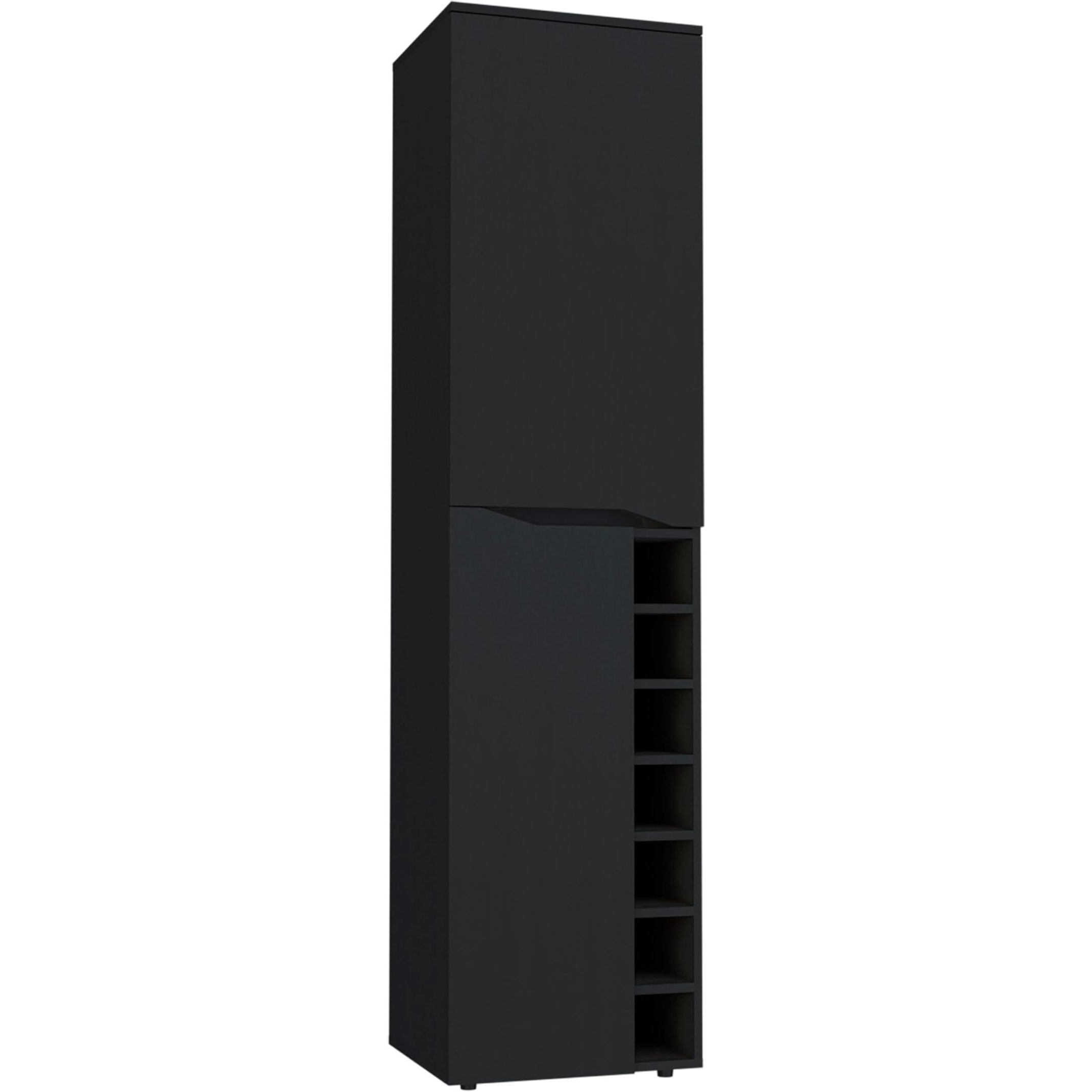 Obregon Tall Bar Cabinet -Living Room -Black