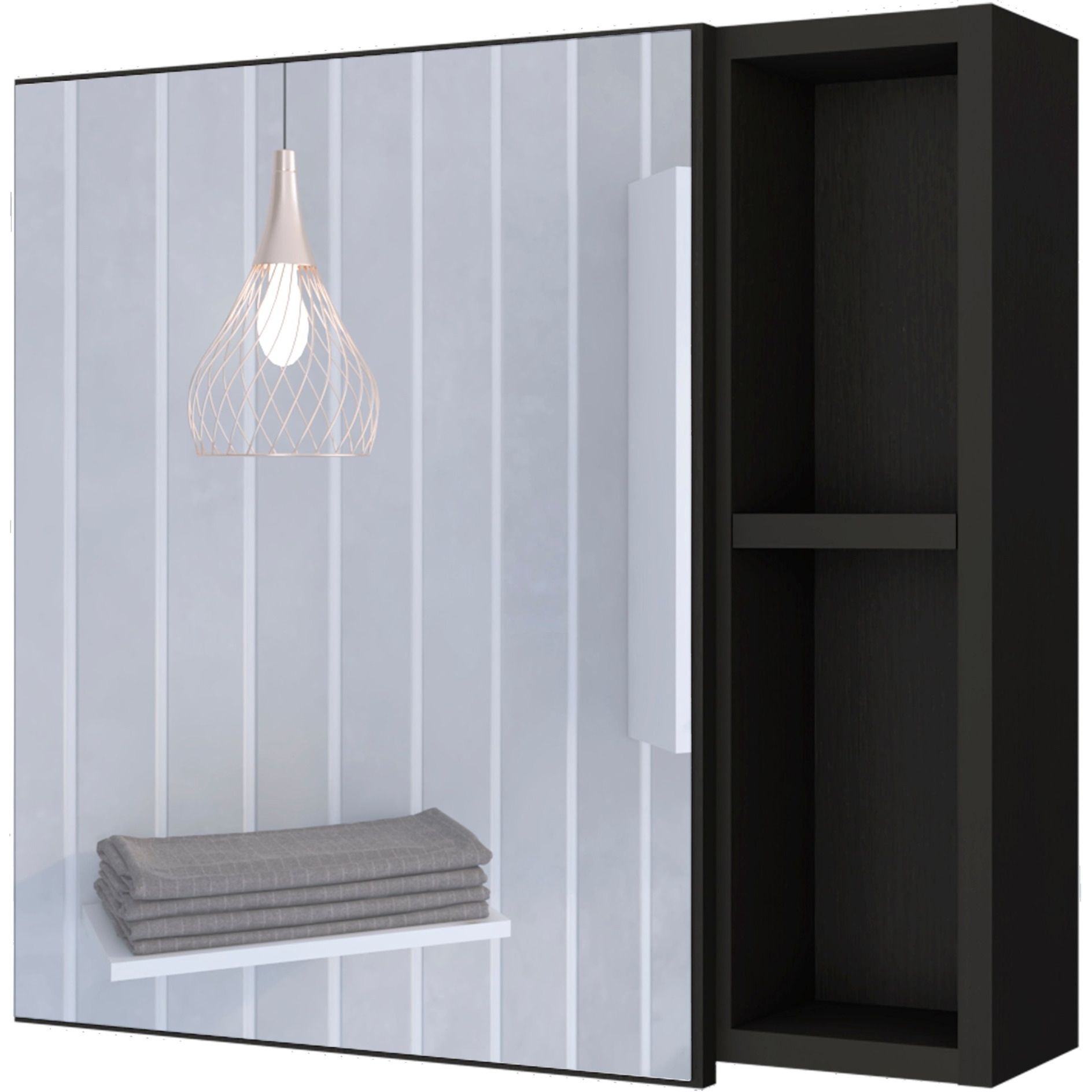 Oman Medicine Cabinet  -Bathroom -Black
