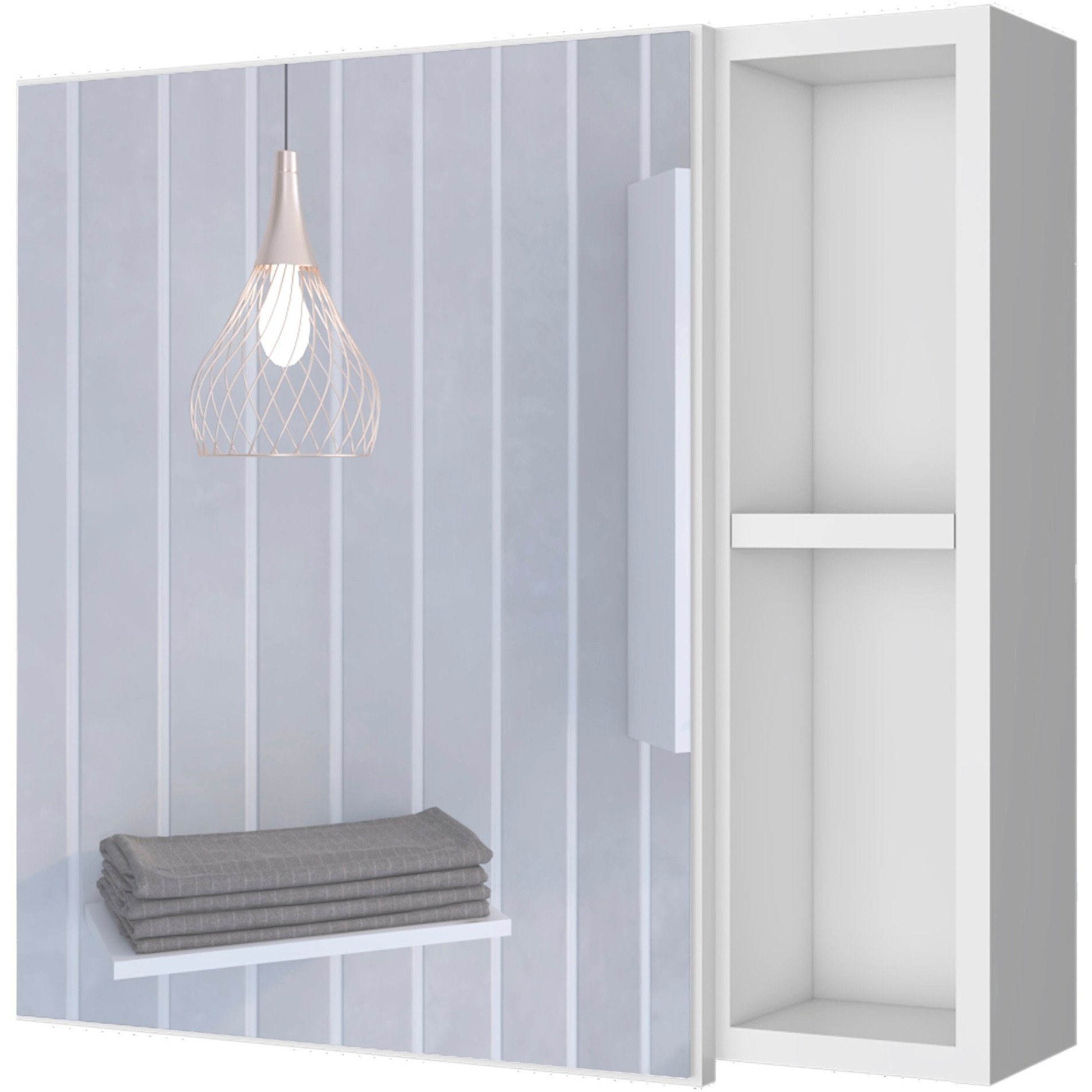 Oman Medicine Cabinet  -Bathroom -White