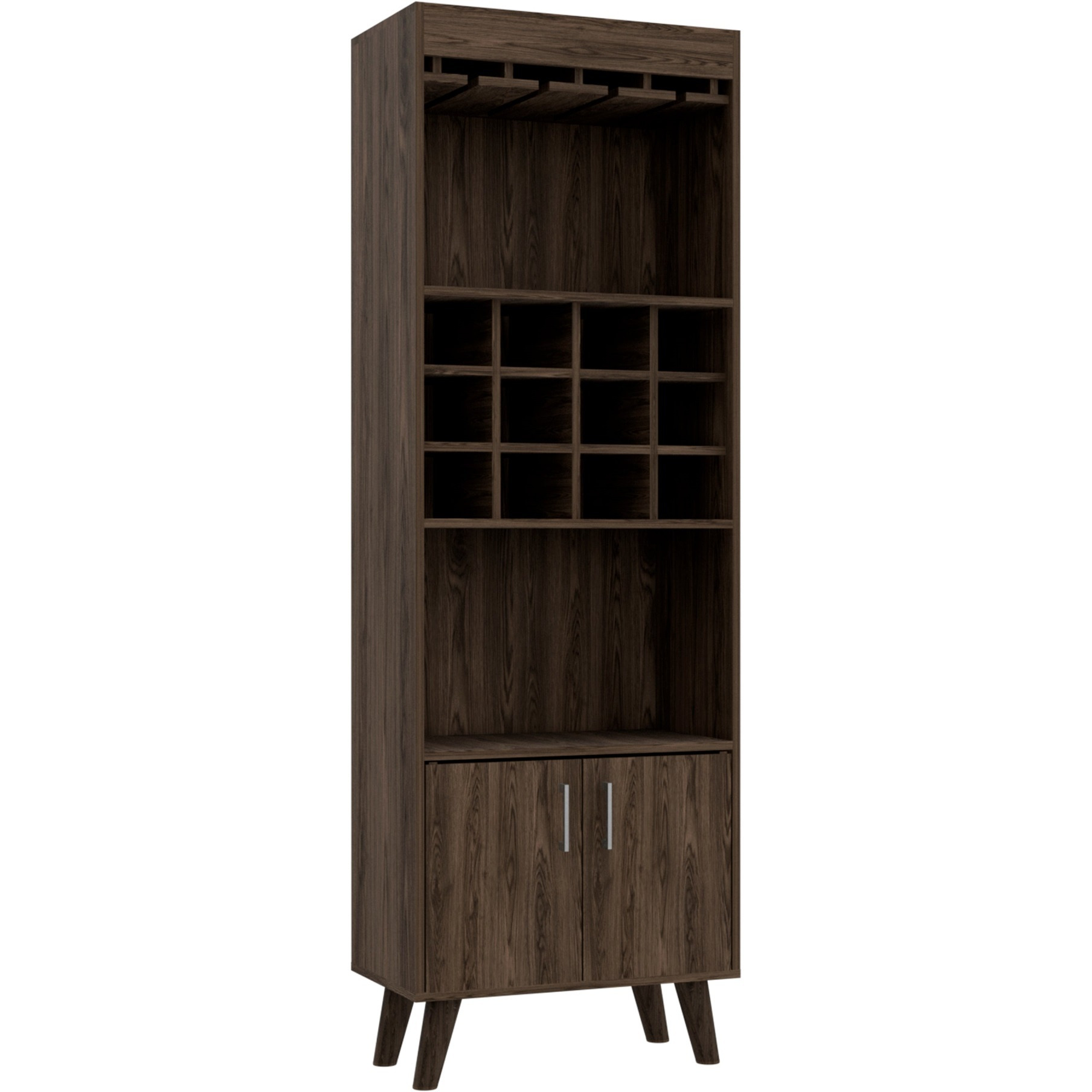 Oslo Bar Cabinet  -Living Room -Dark Walnut