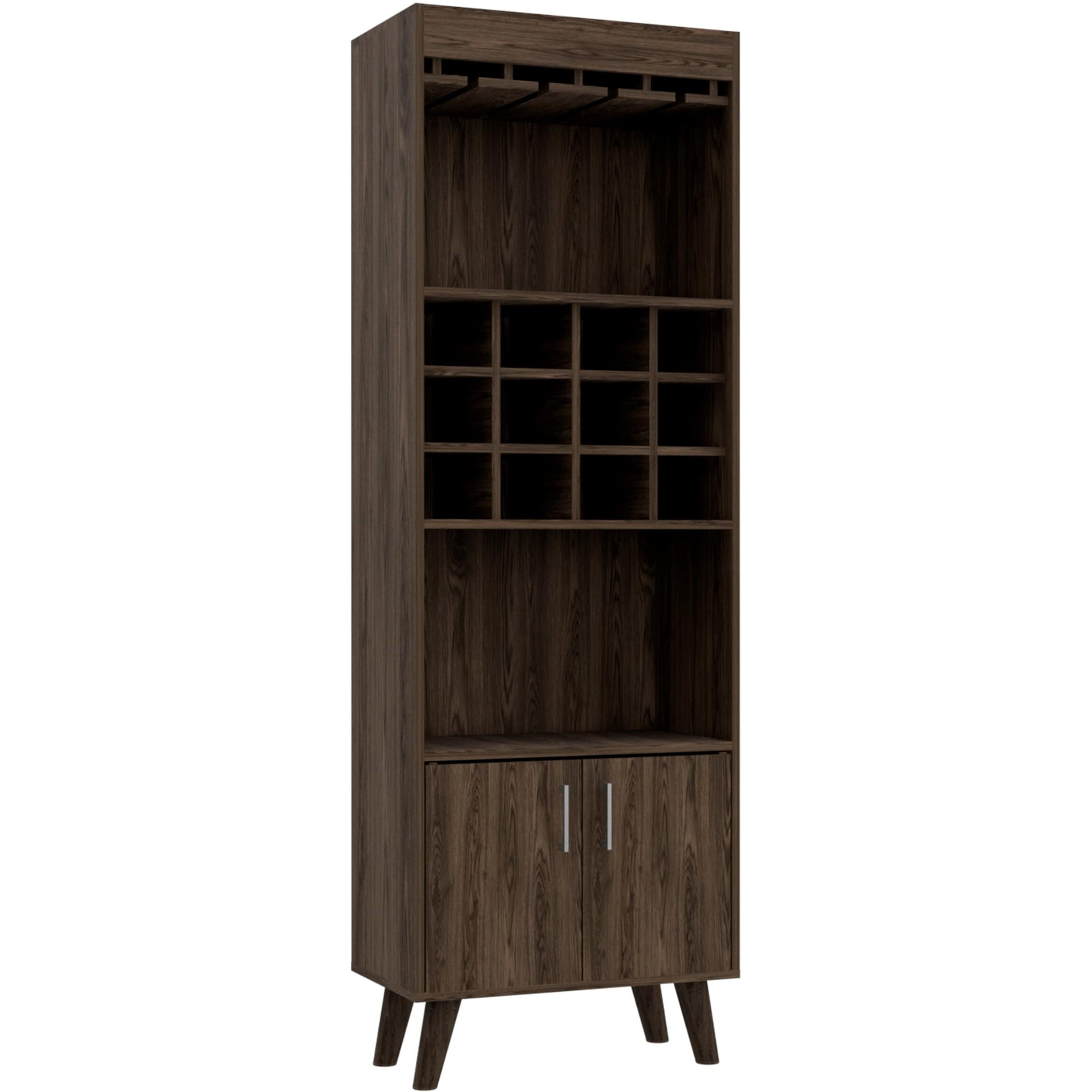 Oslo Bar Cabinet  -Living Room -Dark Walnut