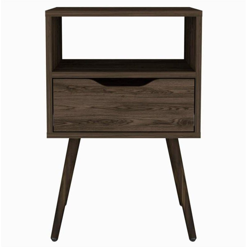 Otom Nightstand  -Bedroom -Dark Walnut