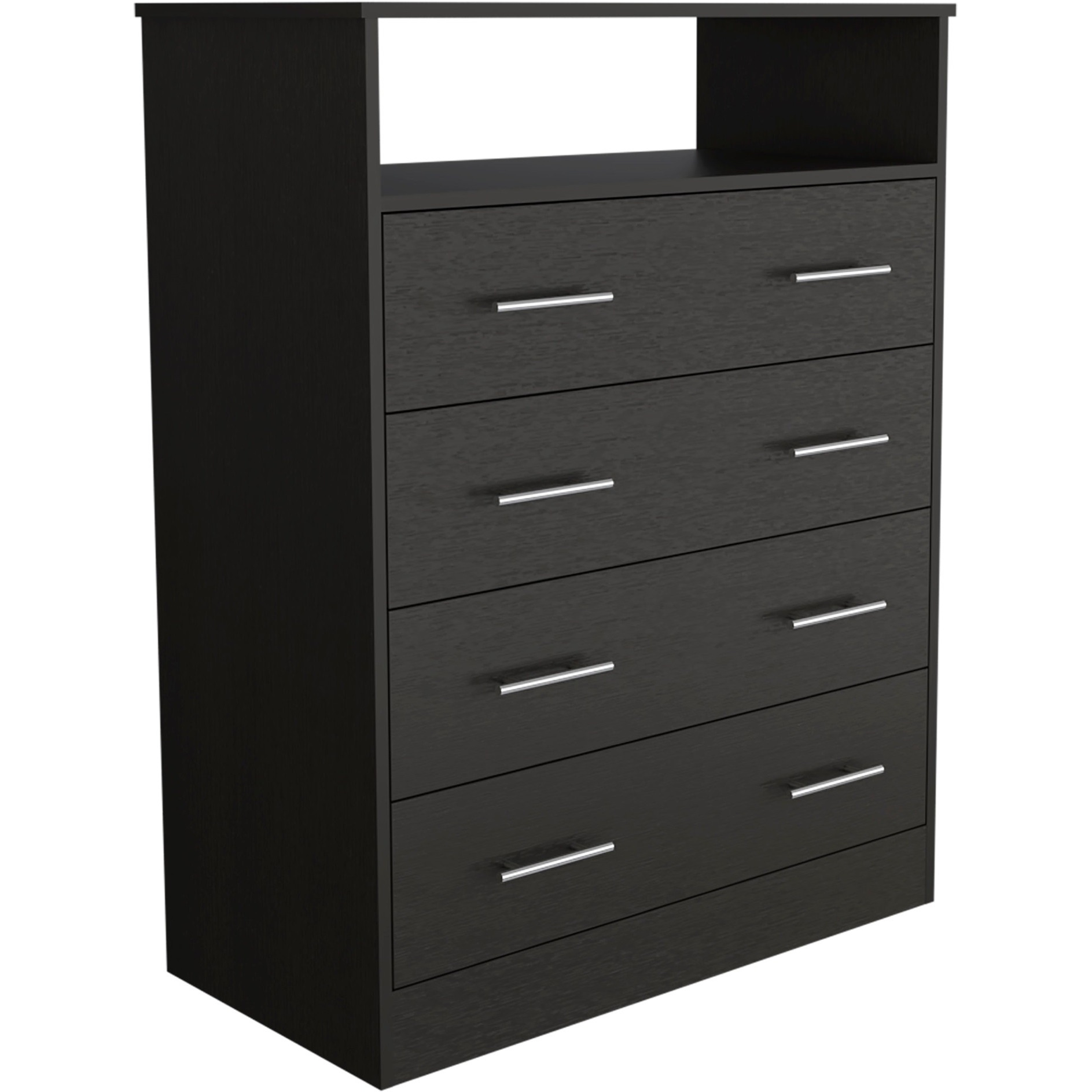 Peru L Four Drawer Dresser  -Bedroom -Black