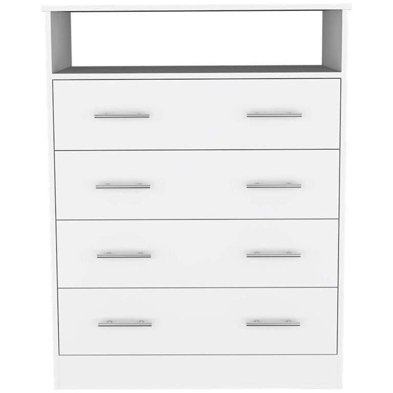Peru L Four Drawer Dresser  -Bedroom -White