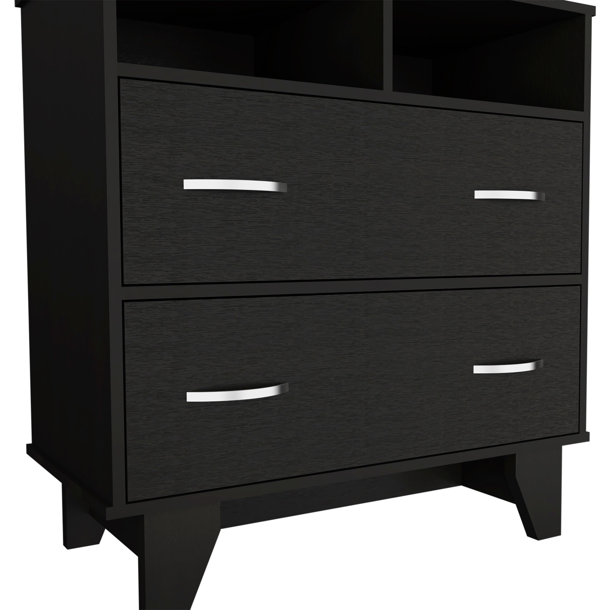 Portanova Two Drawer Dresser  -Bedroom -Black