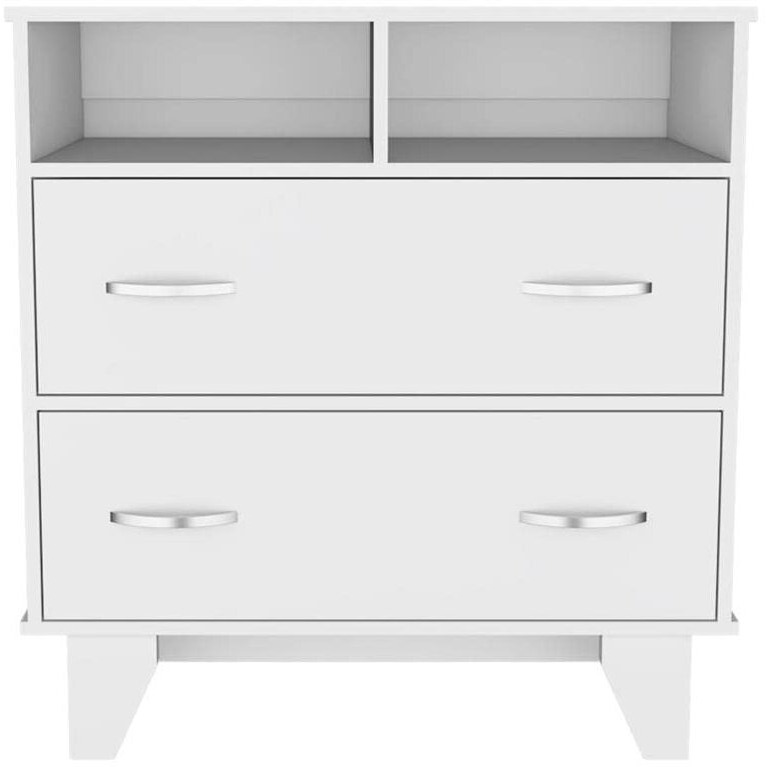 Portanova Two Drawer Dresser  -Bedroom -White