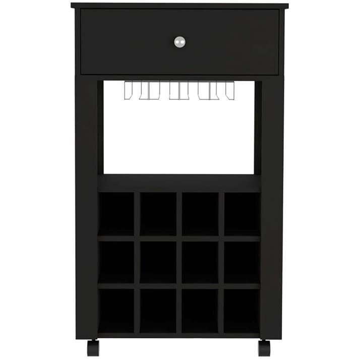 Memphis Bar Cart  -Living Room -Black